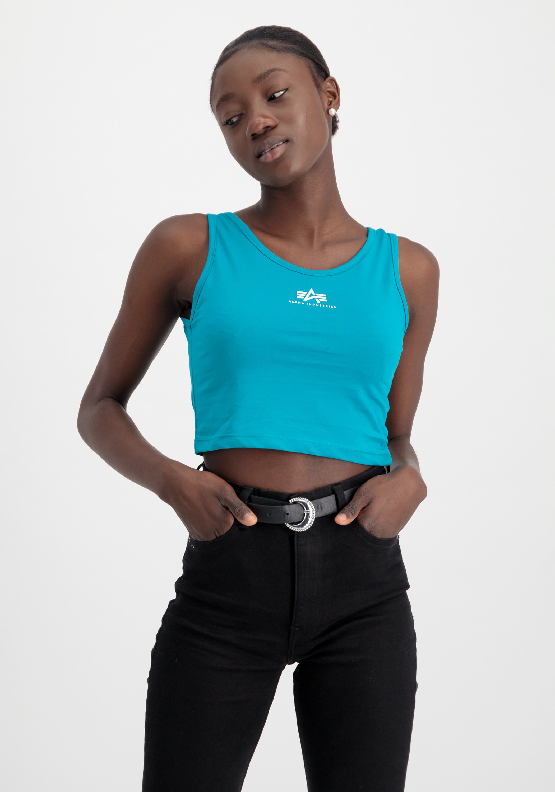 Alpha Industries Muskelshirt »Alpha Industries Women - Tanks Basic Crop-Tank SL Women«
