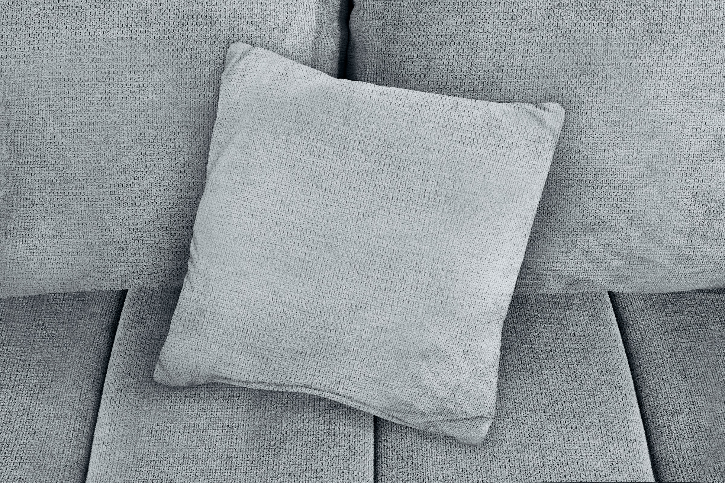 INOSIGN Ecksofa »Imola, elegant und modern, aktuelle Steppung im Sitz, bequem, L-Form«, frei im Raum stellbar, wahlweise mit Bettfunktion und Bettkasten
