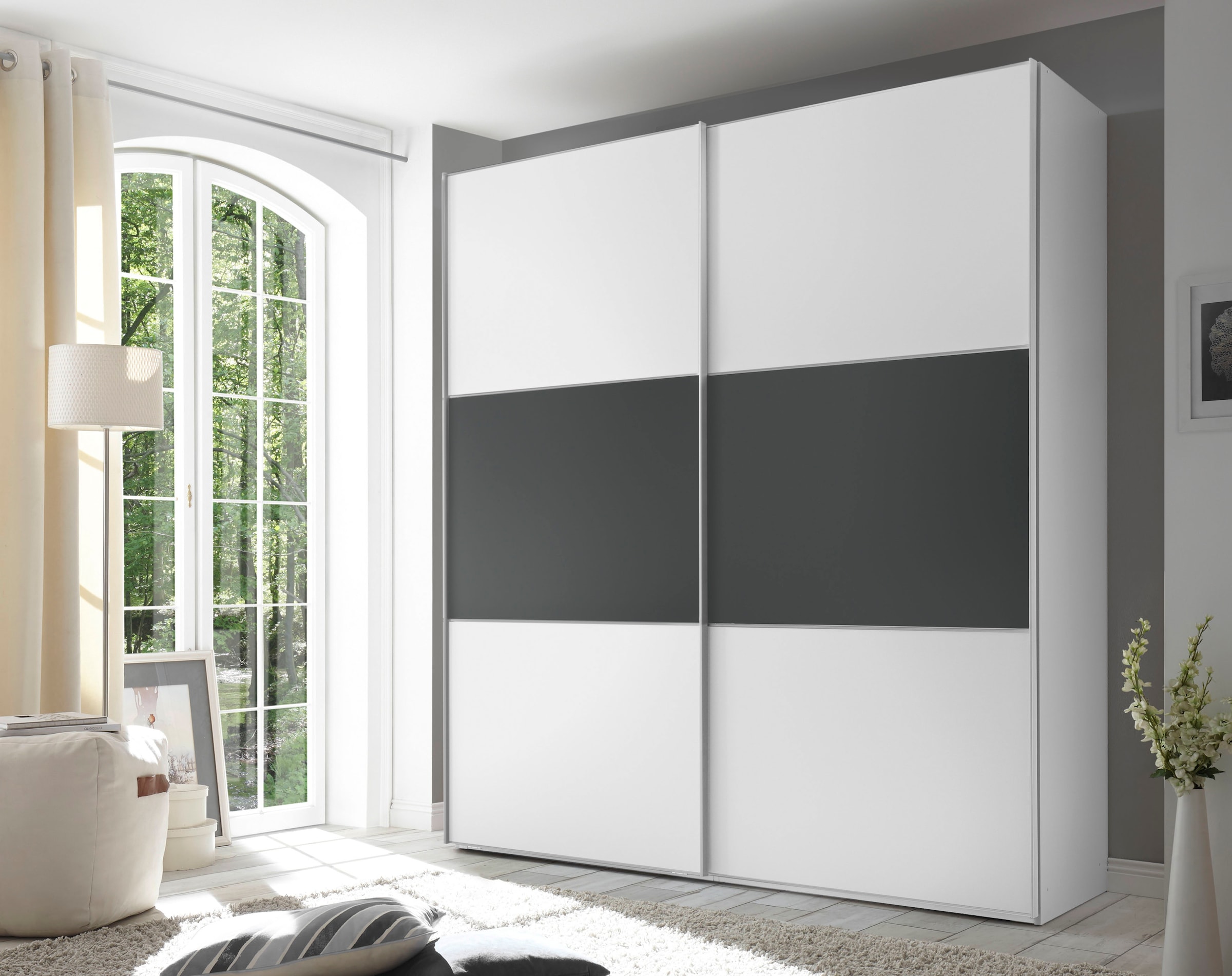 STAUD Schwebetürenschrank »Includo, Made in Germany« Mit vier verschiedenen Ausstattungsvarianten