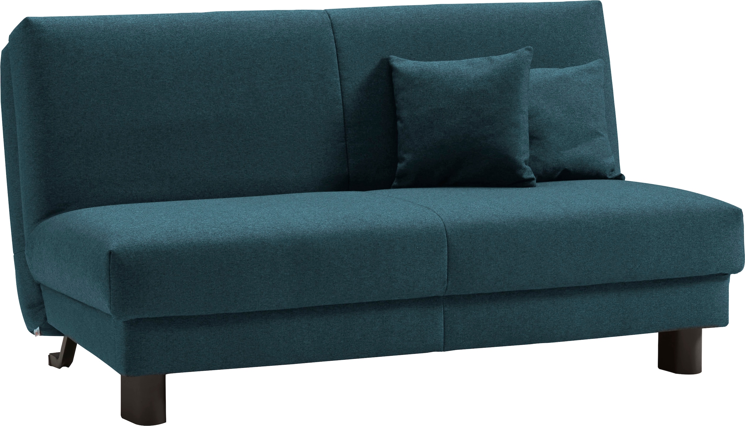 ell + ell Schlafsofa »Enny« Liegefläche Breite 155 cm, Liegehöhe 40 cm, Füße schwarz, Rückenlehne