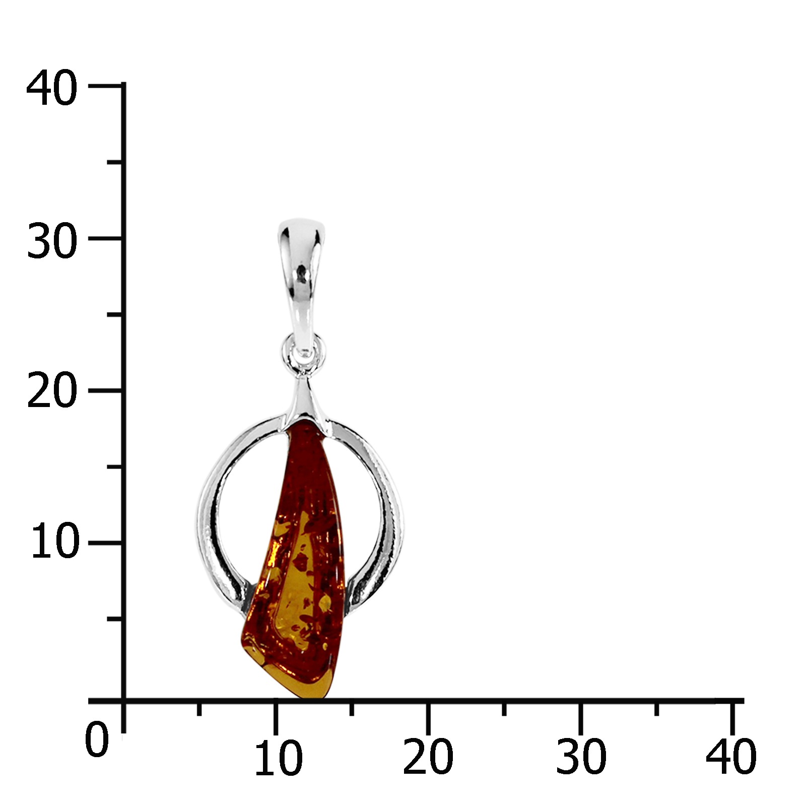 OSTSEE-SCHMUCK Kettenanhänger »- Trine - Silber 925/000 - Bernstein«