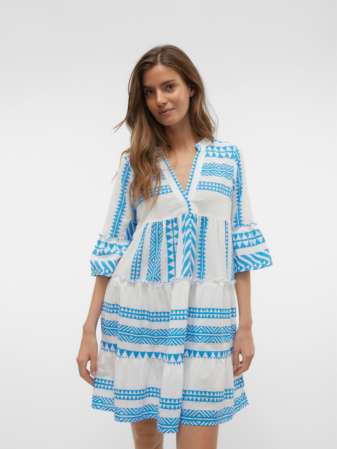 Vero Moda Tunikakleid »VMDICTHE 3/4 TUNIC EXP«, mit Volant
