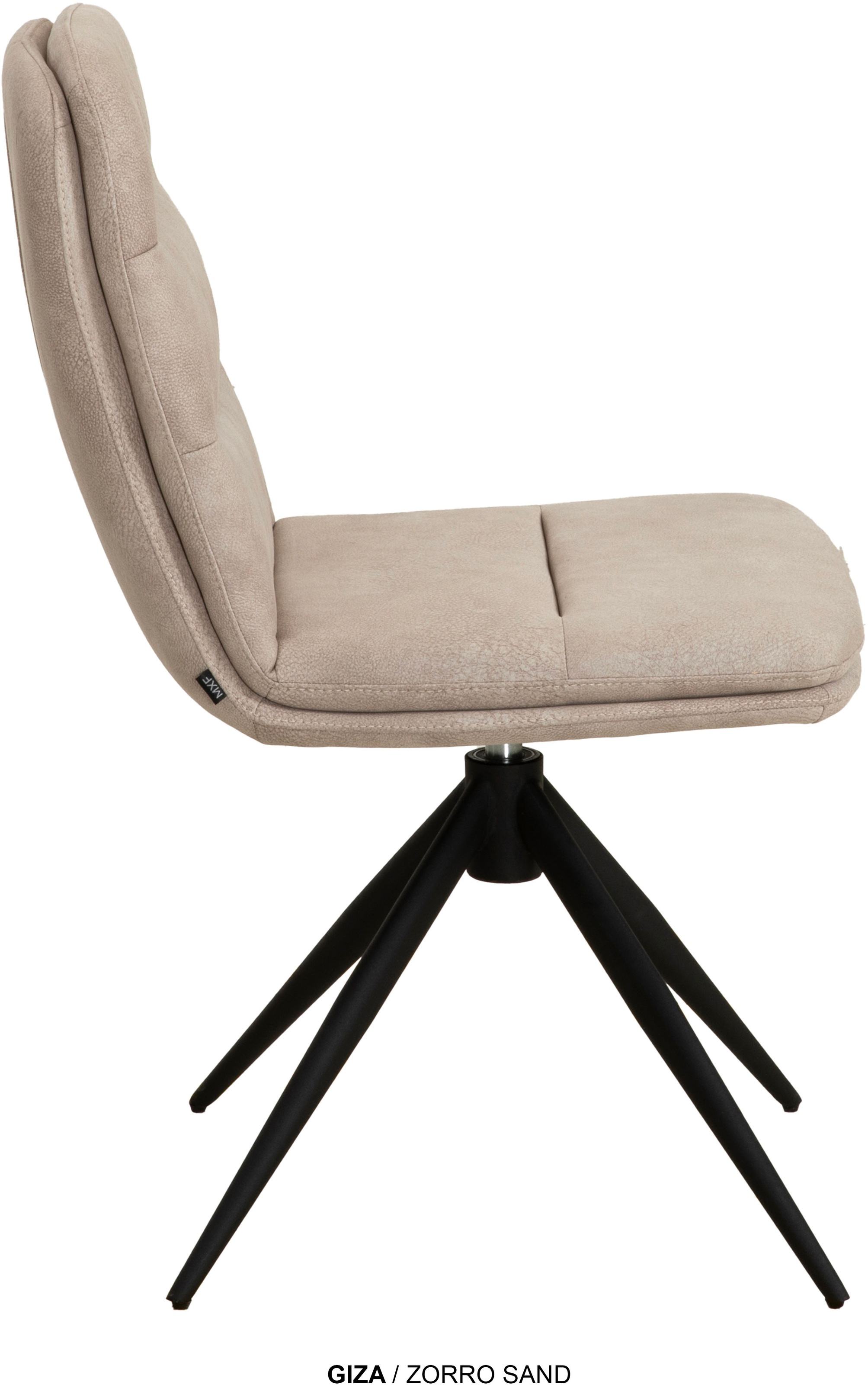 OMG Design Esszimmerstuhl »Giza« (Set) 1 Stk.Drehstuhl mit auto-return, pflegeleichter Bezug