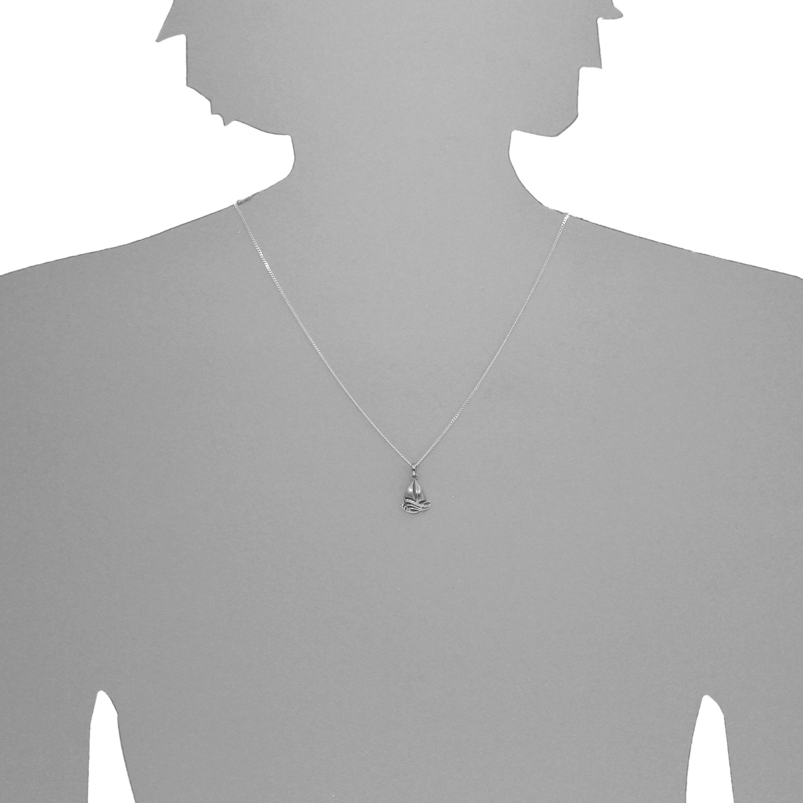 OSTSEE-SCHMUCK Kette mit Anhänger »- Schiff - Silber 925/000 - Zirkonia«