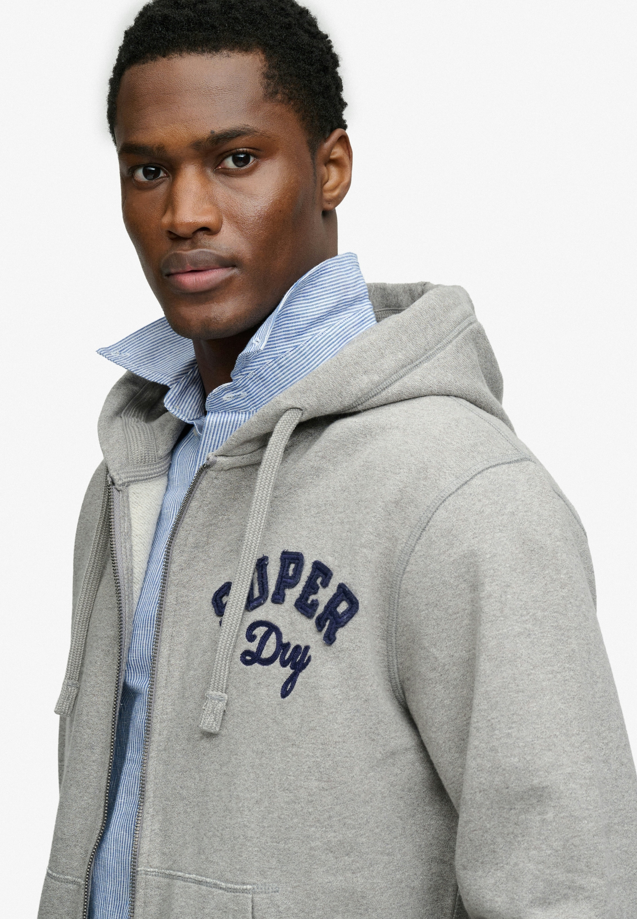 Superdry Kapuzensweatjacke »VINTAGE ATHLETIC ZIPHOOD«