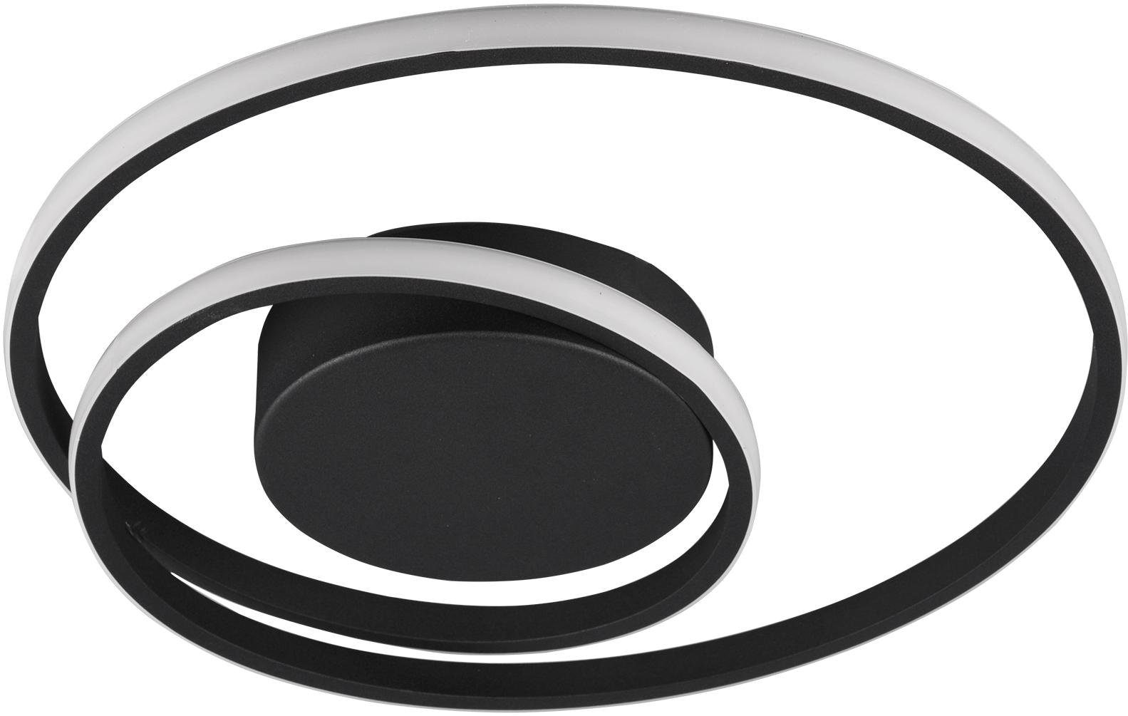 REALITY Leuchten LED Deckenleuchte »Zibal«, 1 flammig, Leuchtmittel LED-Board | LED fest integriert, Switch Dimmer, dimmbar über Wandschalter (100%/50%/25%), Wohnzimmer