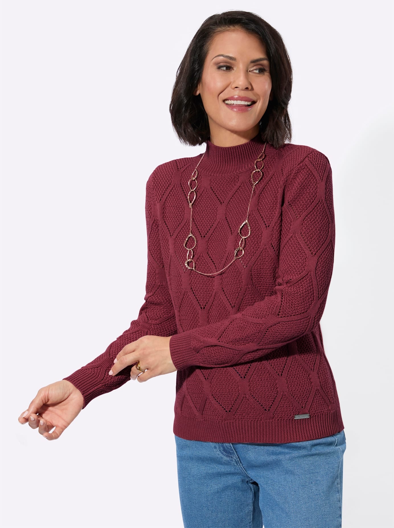 Casual Looks Stehkragenpullover »Stehkragen-Pullover«