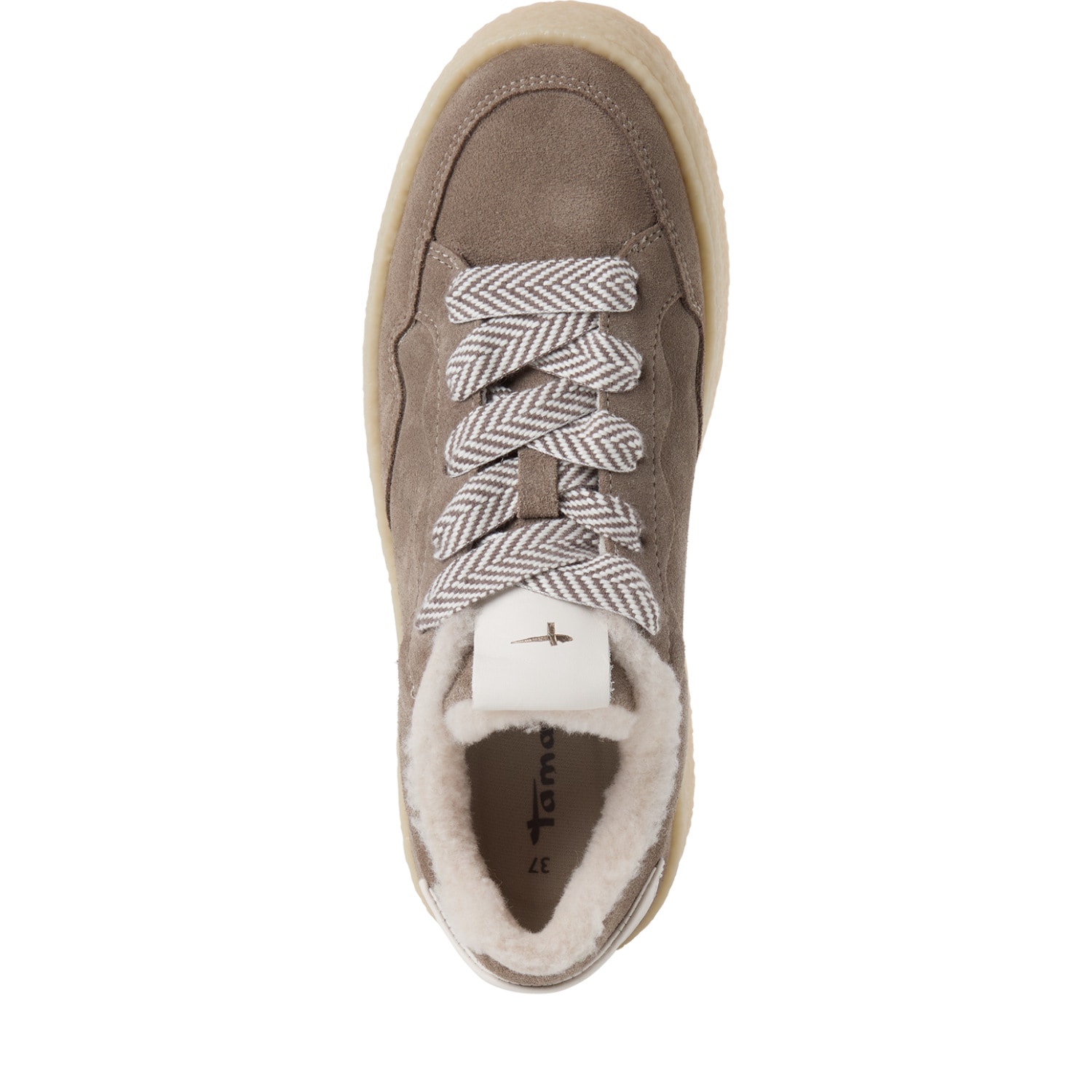 Tamaris Plateausneaker  Freizeitschuh, Halbschuh, Schnürschuh mit Ziernähten
