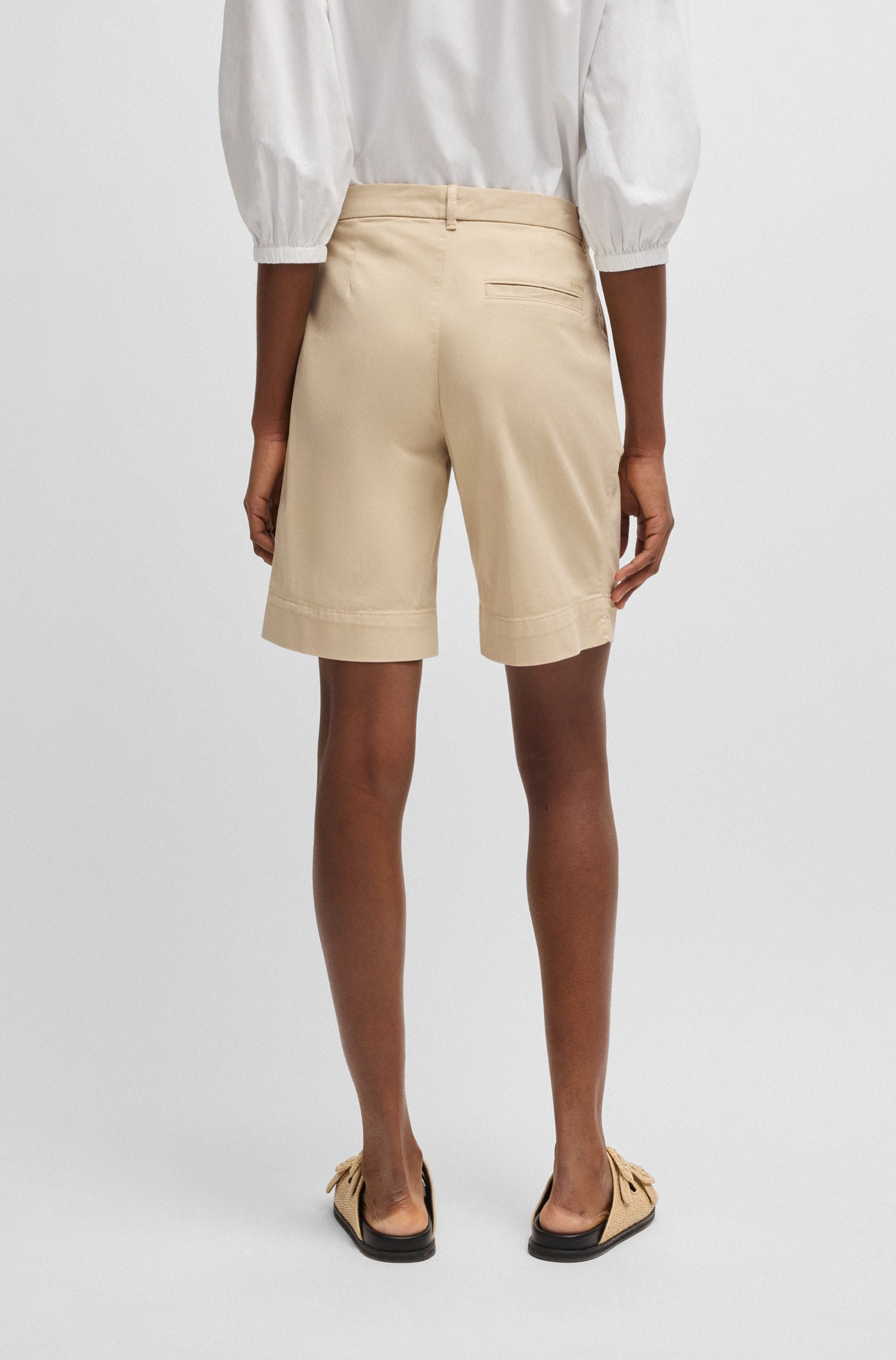 BOSS ORANGE Chinoshorts »C_Taggie1-D«, mit BOSS Schriftzug