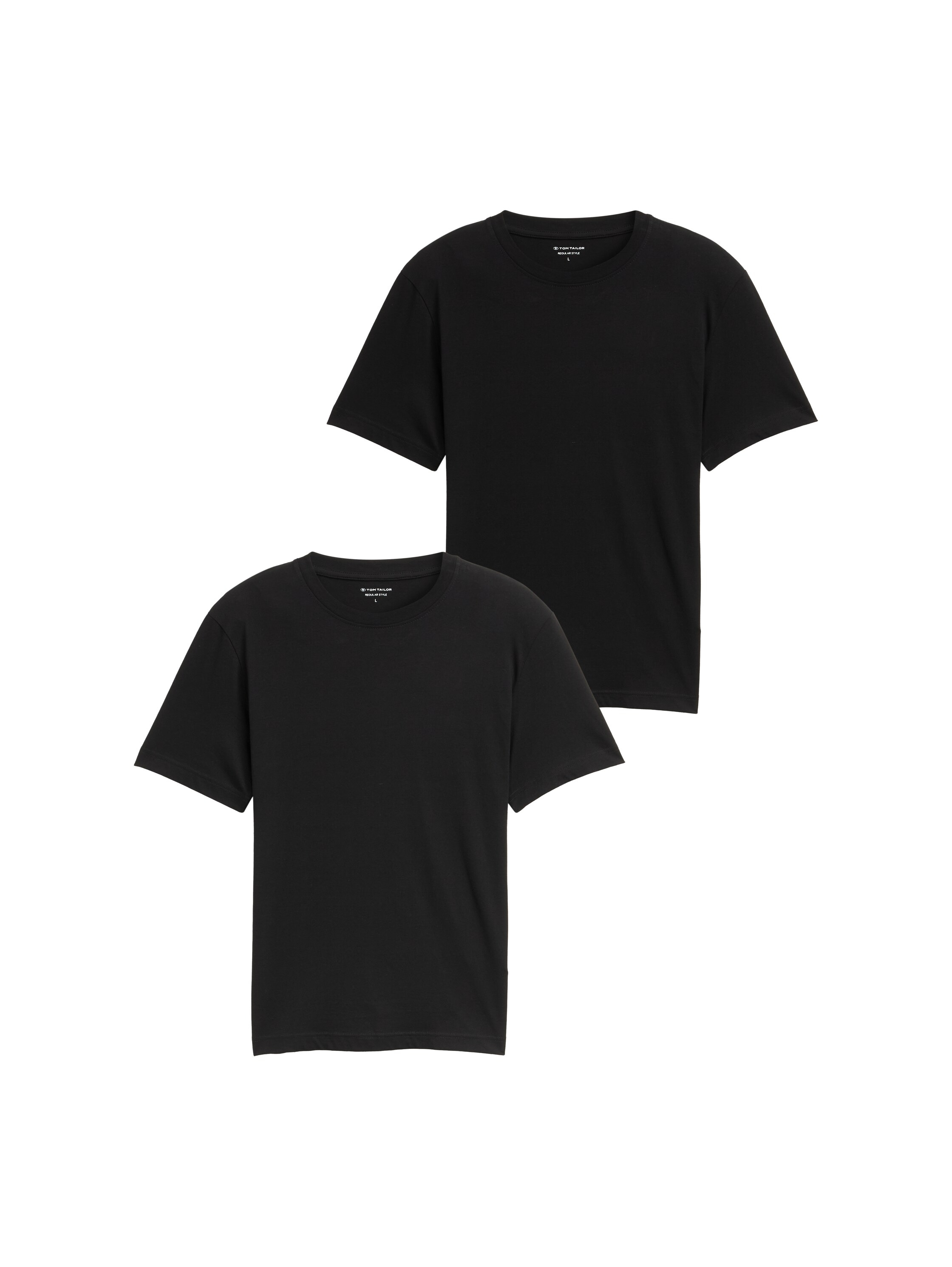 TOM TAILOR T-Shirt, (Packung, 2 tlg.)
