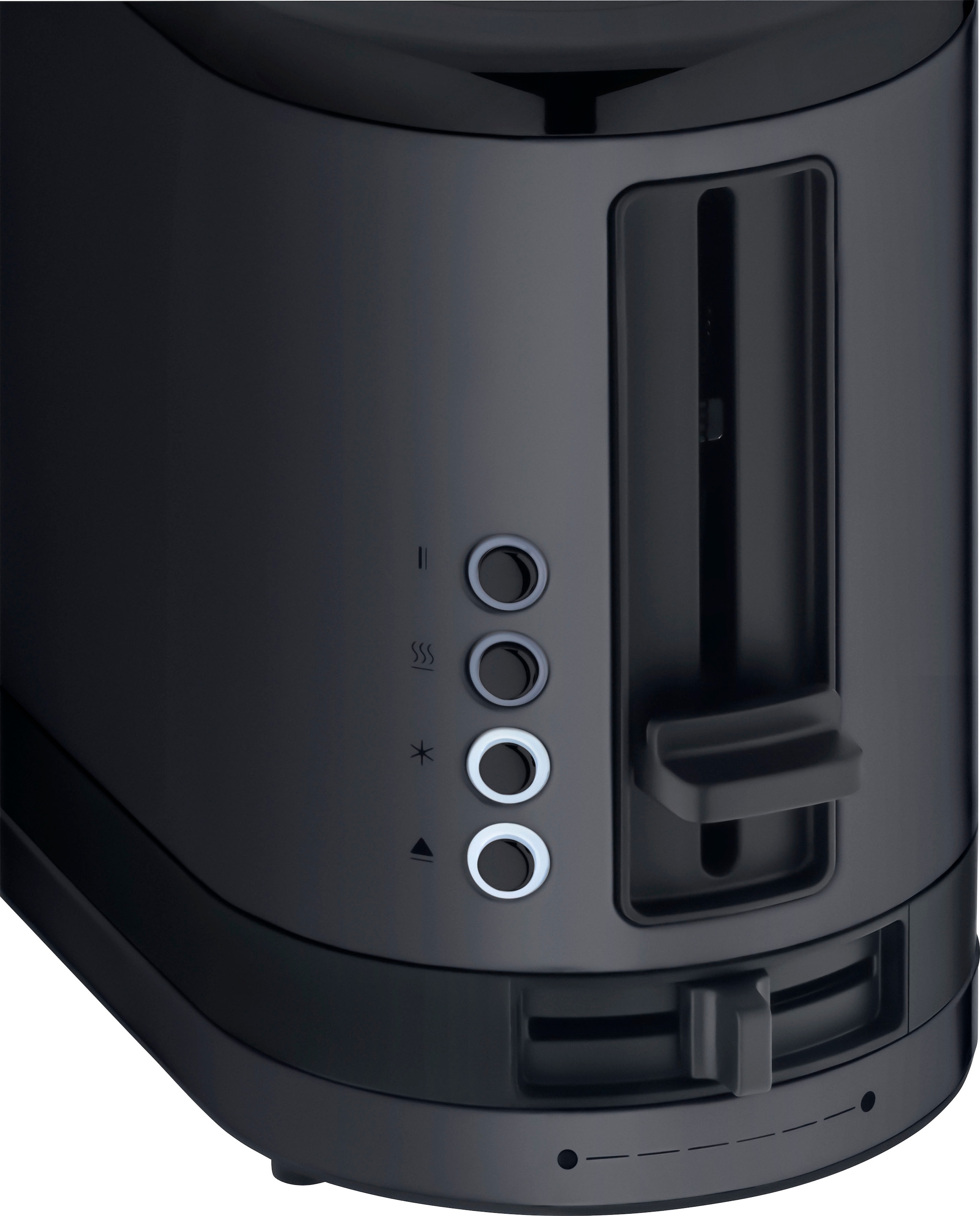 WMF Toaster »KÜCHENminis Deep Black«, 1 langer Schlitz, 980 W