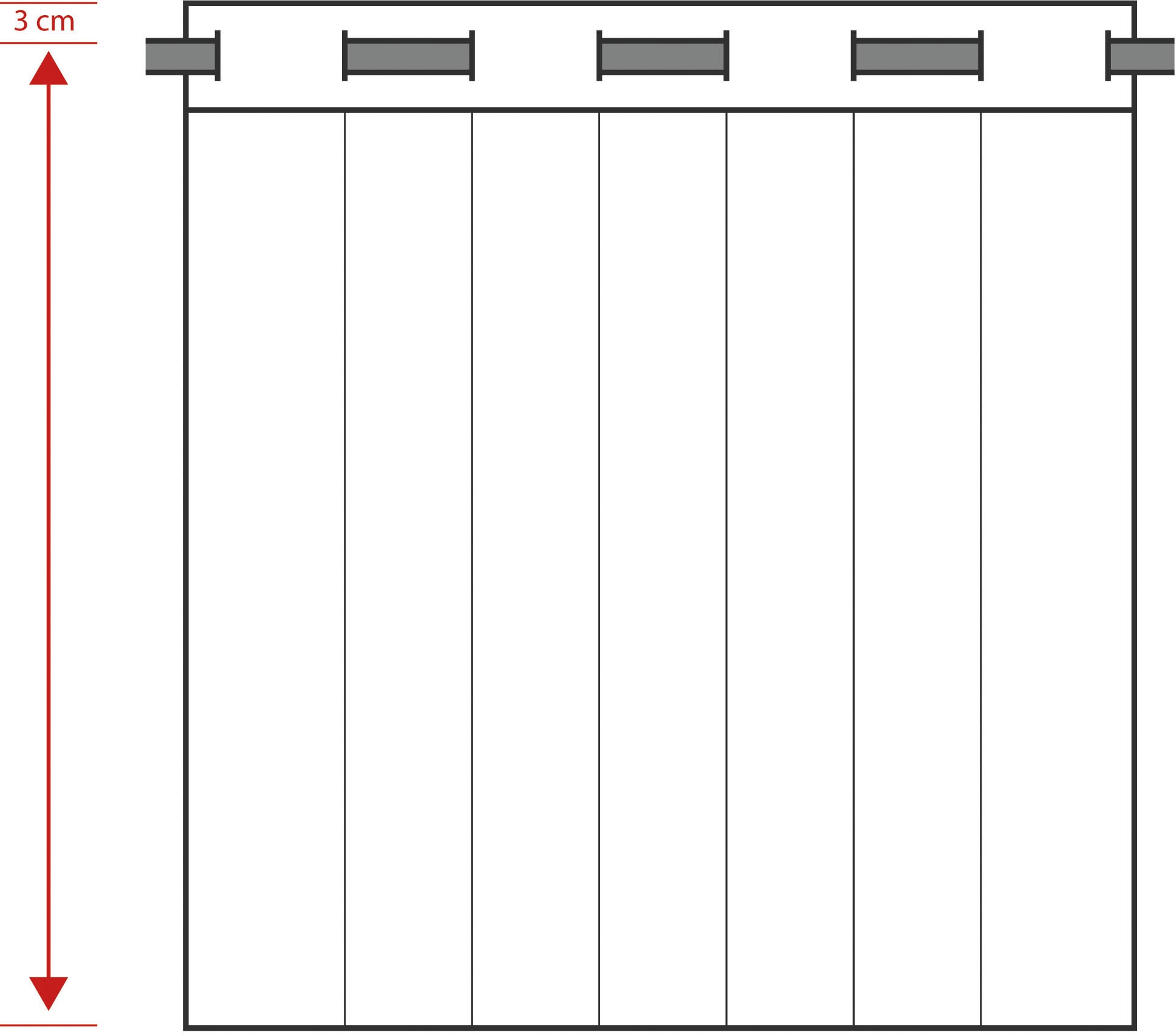 Neutex for you! Vorhang »Cara«, moderner bestellen OTTO Effektstruktur St.), mit Streifen (1 bei