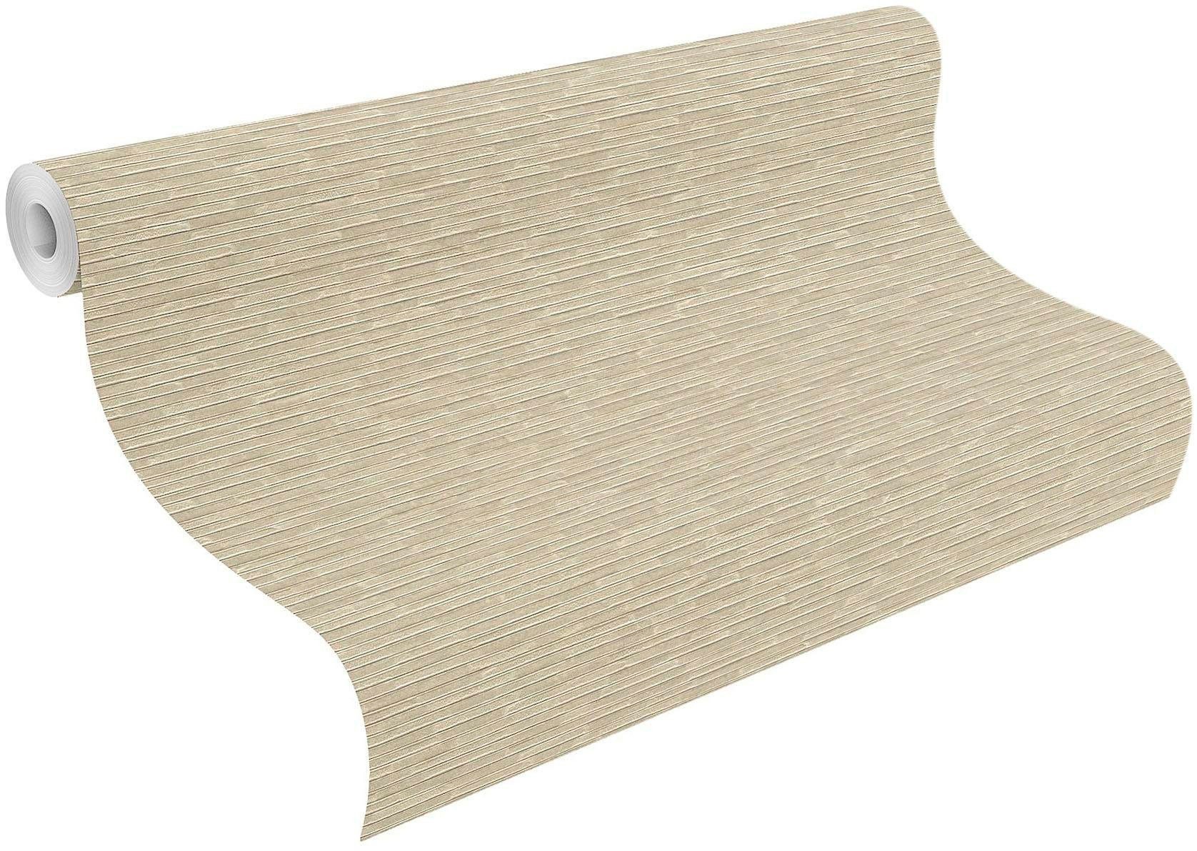 Rasch Vinyltapete »Via Trento« Metall-Effekte | gestreift geprägt