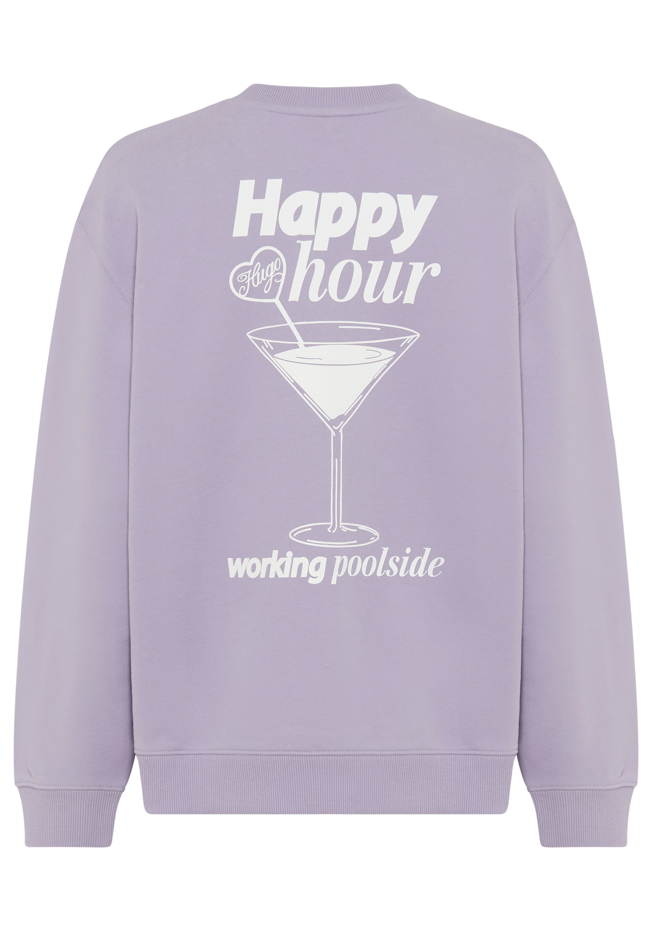 HUGO Blue Sweatshirt »Classic Crew«, mit großem Rückenprint
