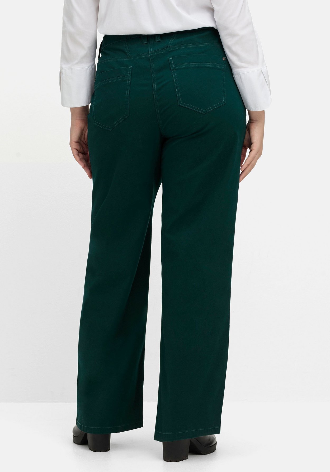 Sheego Stretch-Hose »Weite Hose im Curvy-Schnitt ELLA«