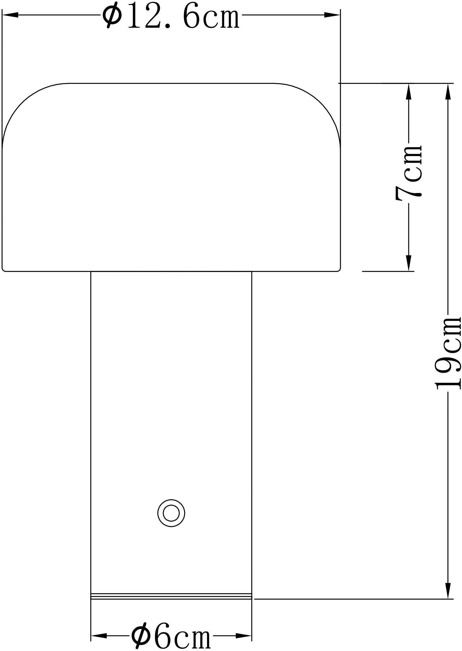 OTTO home LED Tischleuchte »Ronno« LED-Modul 1 Stk. warmweiß - kaltweiß LED, dimmbar, Farbwechsel, kabellos, USB-C, Akku