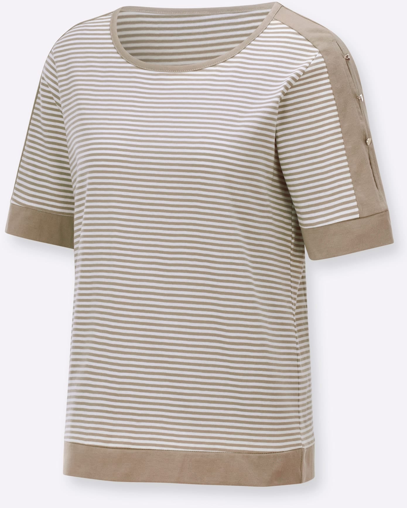 Casual Looks Kurzarmshirt »Ringelshirt« 1 tlg.