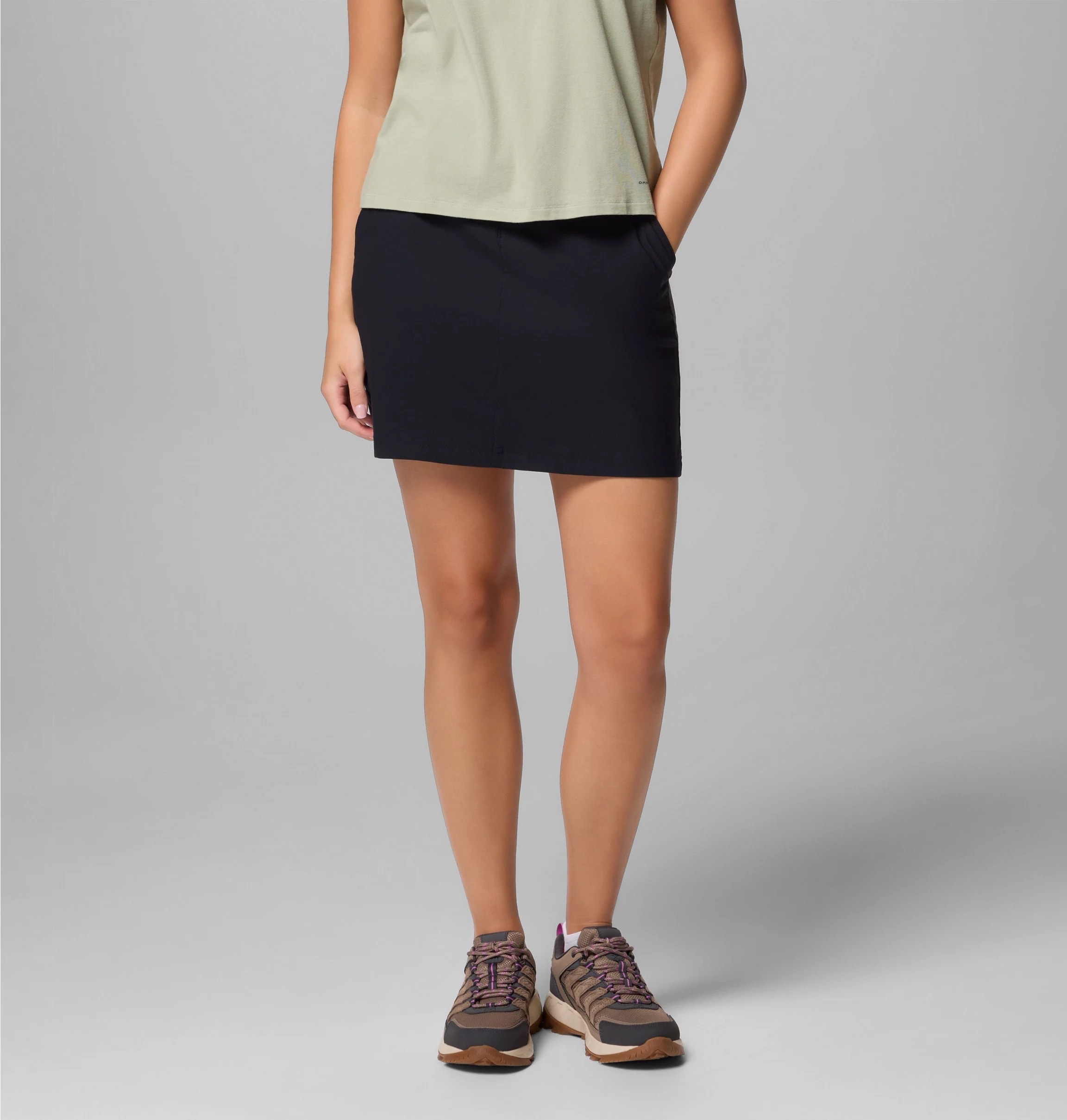 Columbia Hosenrock »Leslie Falls II Skort« sportlicher Stil, ca. Mitte Oberschenkel, aus Polyester und Elasthan
