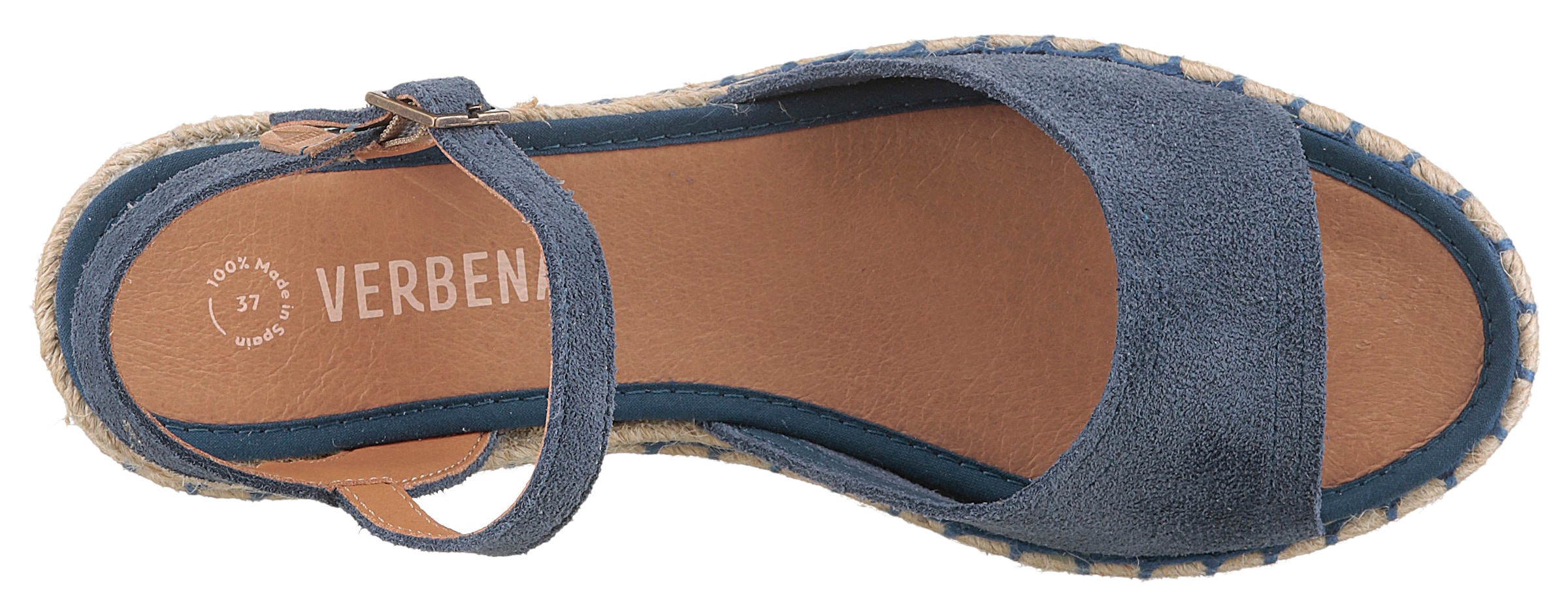 VERBENAS Sandale »VALERIE SERRAJE«, Sommerschuh, Riemchensandalette, Urlaubschuh mit Keilabsatz
