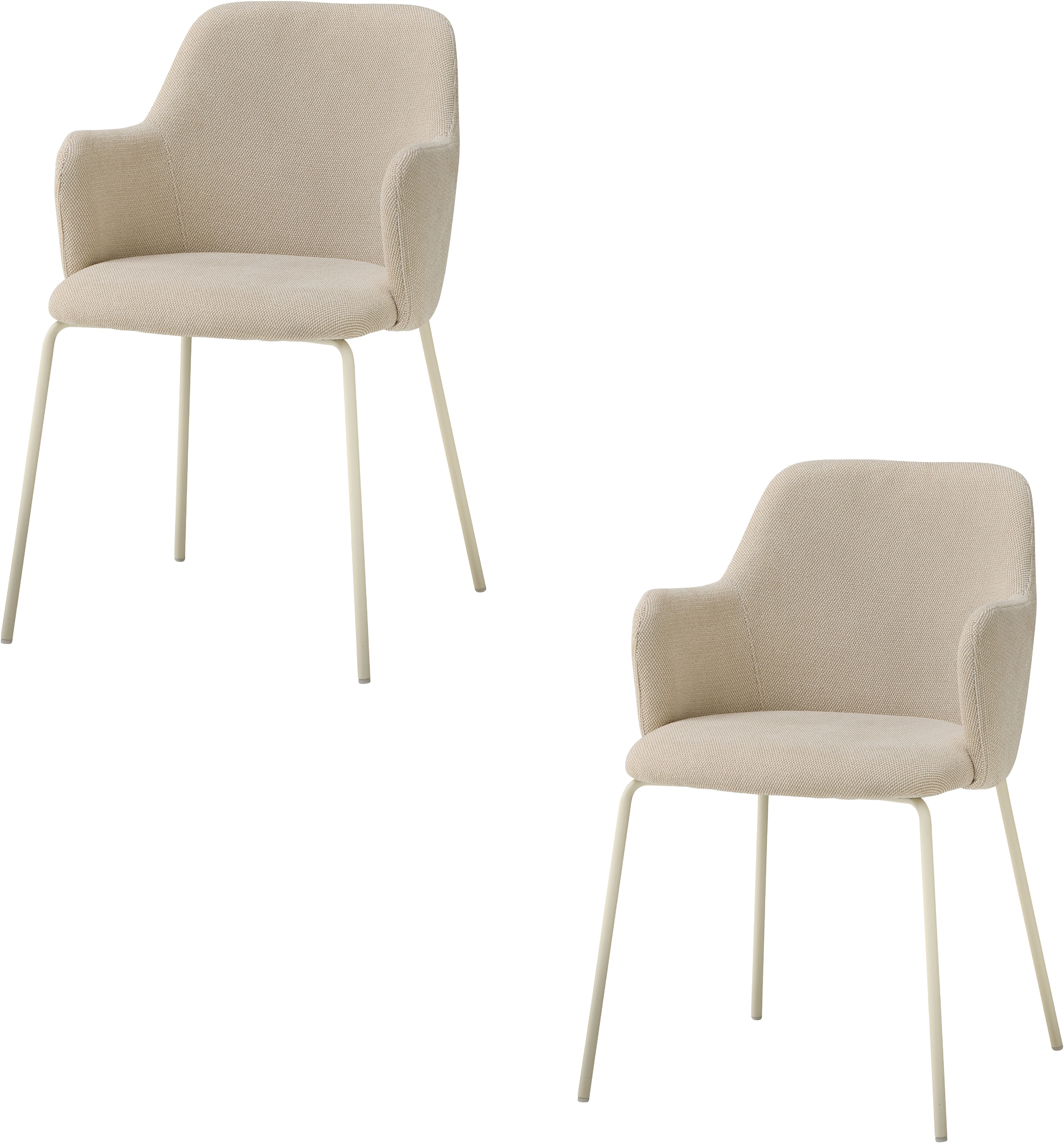 Stolkom Armlehnstuhl »Lissi BxHxT 60x84x44 cm« (Set) 2 Stk.Breite 60cm, Metallgestell