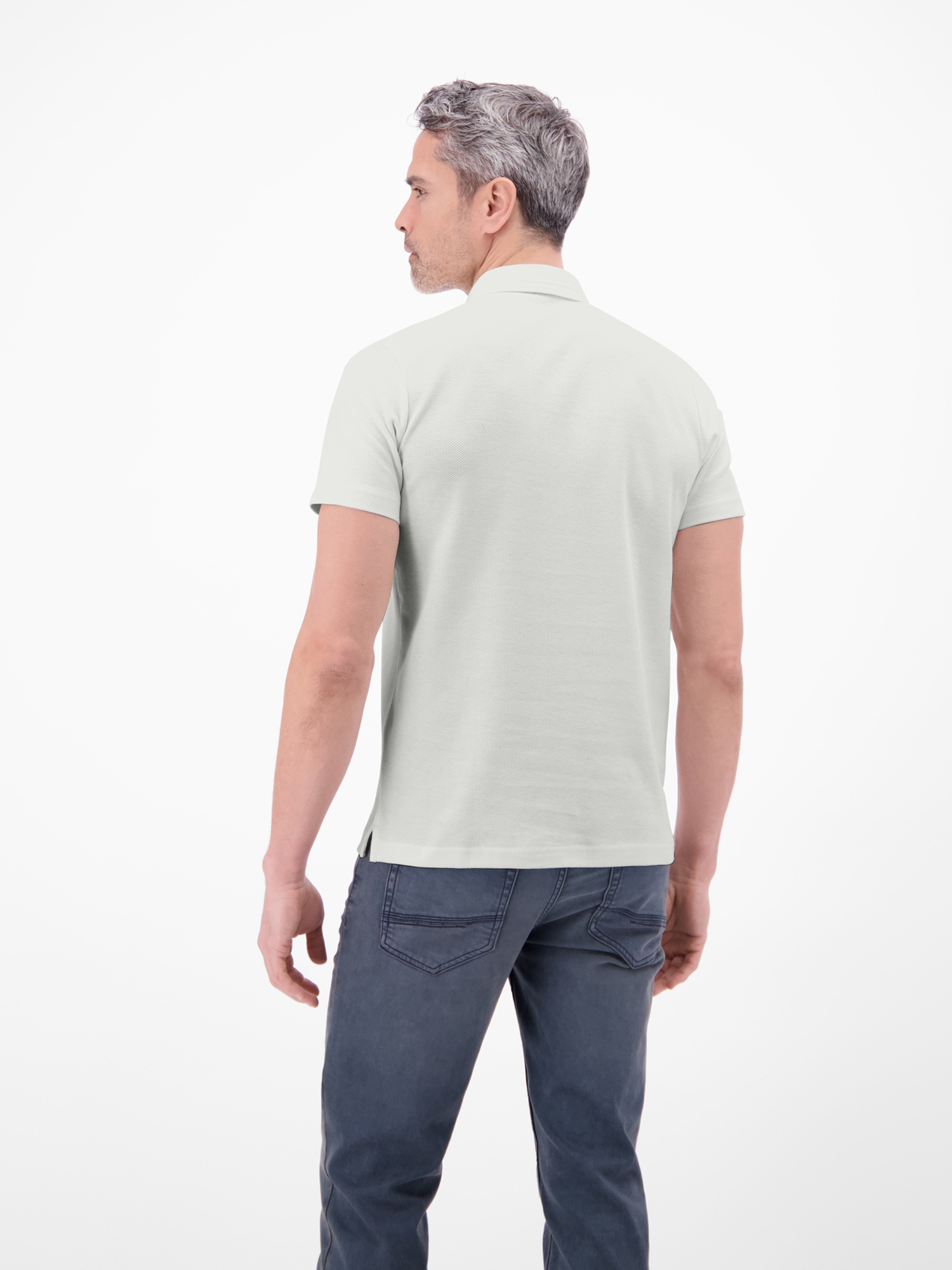 LERROS Poloshirt »Poloshirt mit Waffelstruktur aus 100 % Baumwolle«