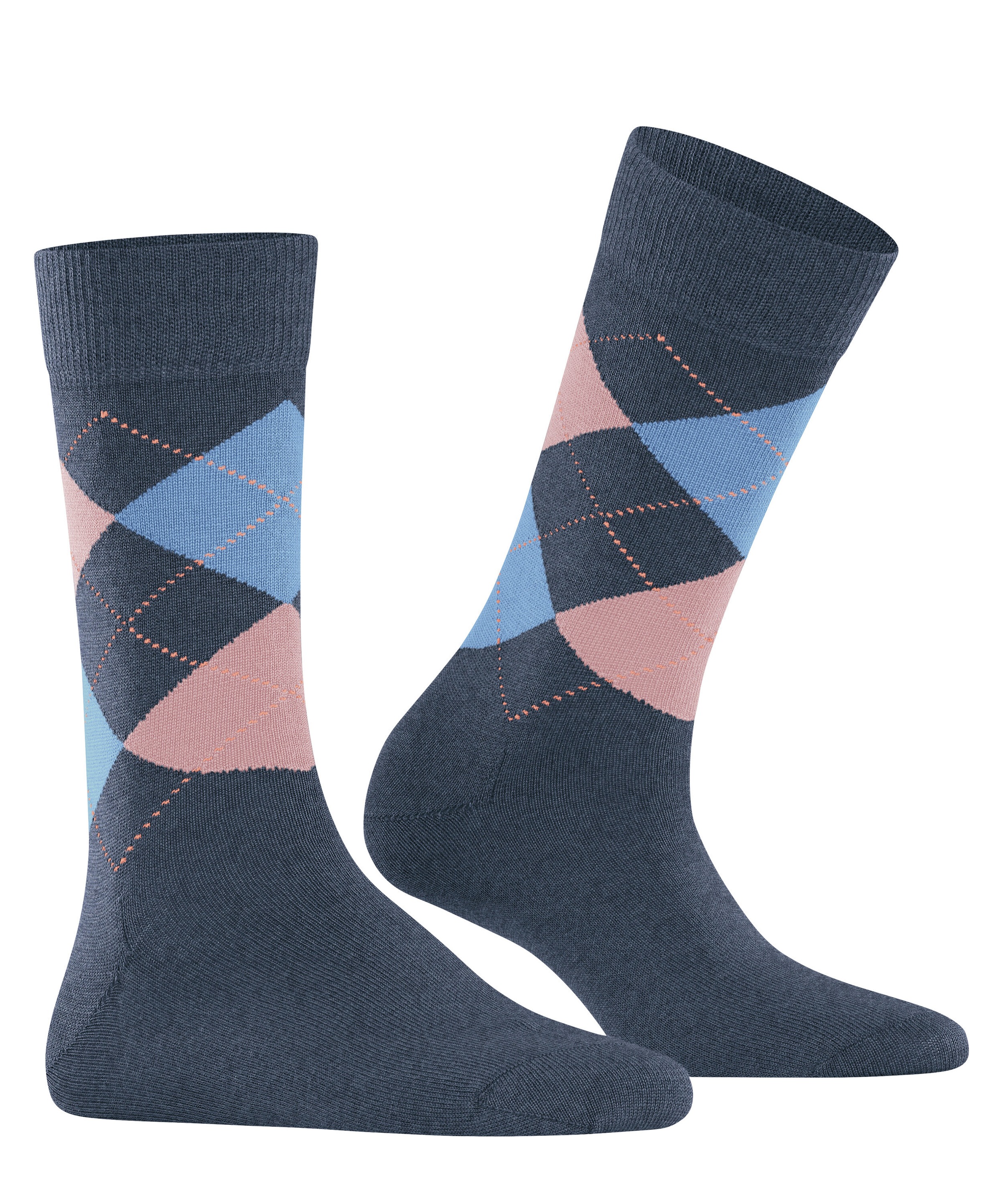 Burlington Socken »Marylebone« Einheitsgröße 36-41, wärmende Wollmischung, Argyle-Muster