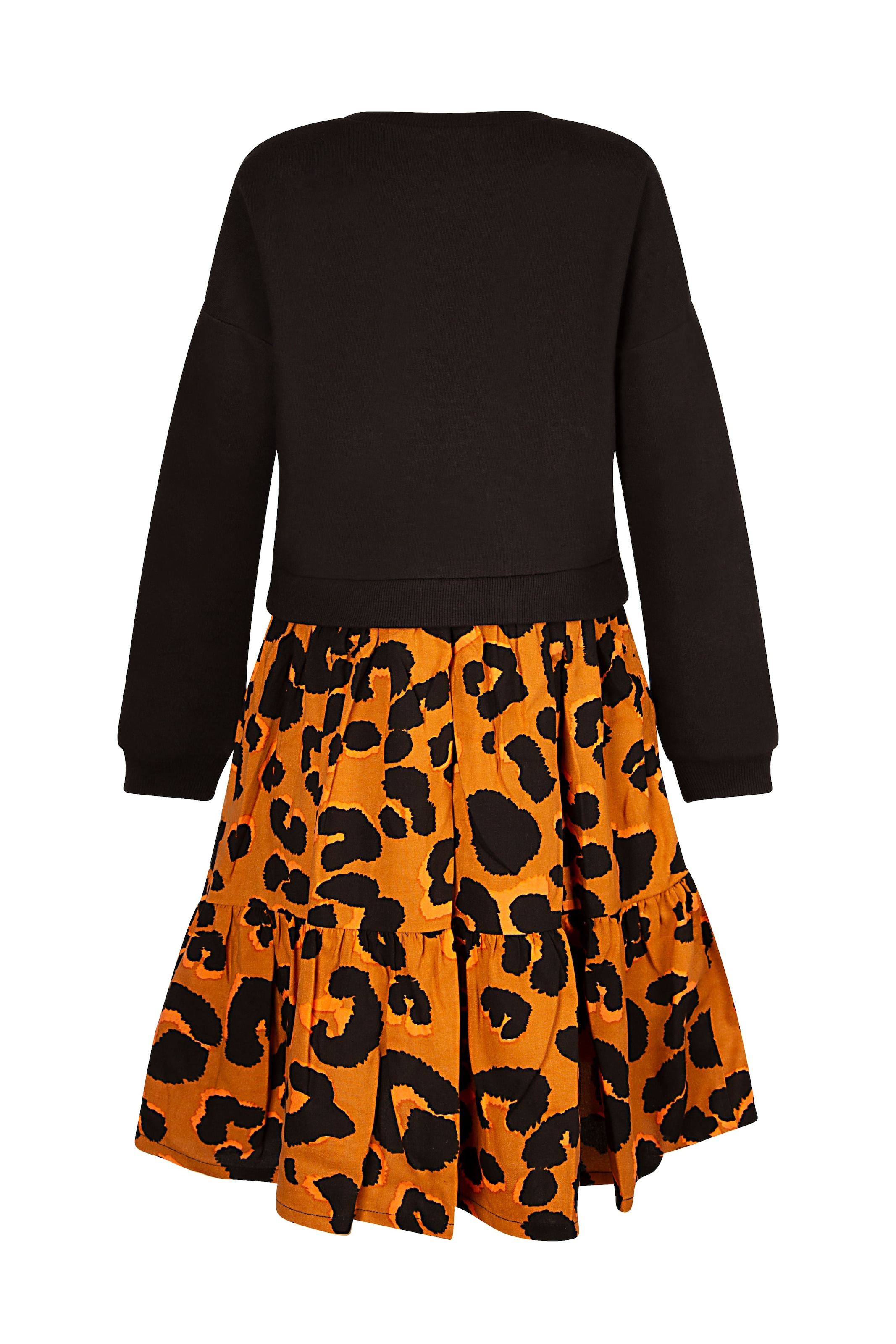 happy girls Midikleid, mit angesetztem Rock im angesagten Animal-Alloverprint