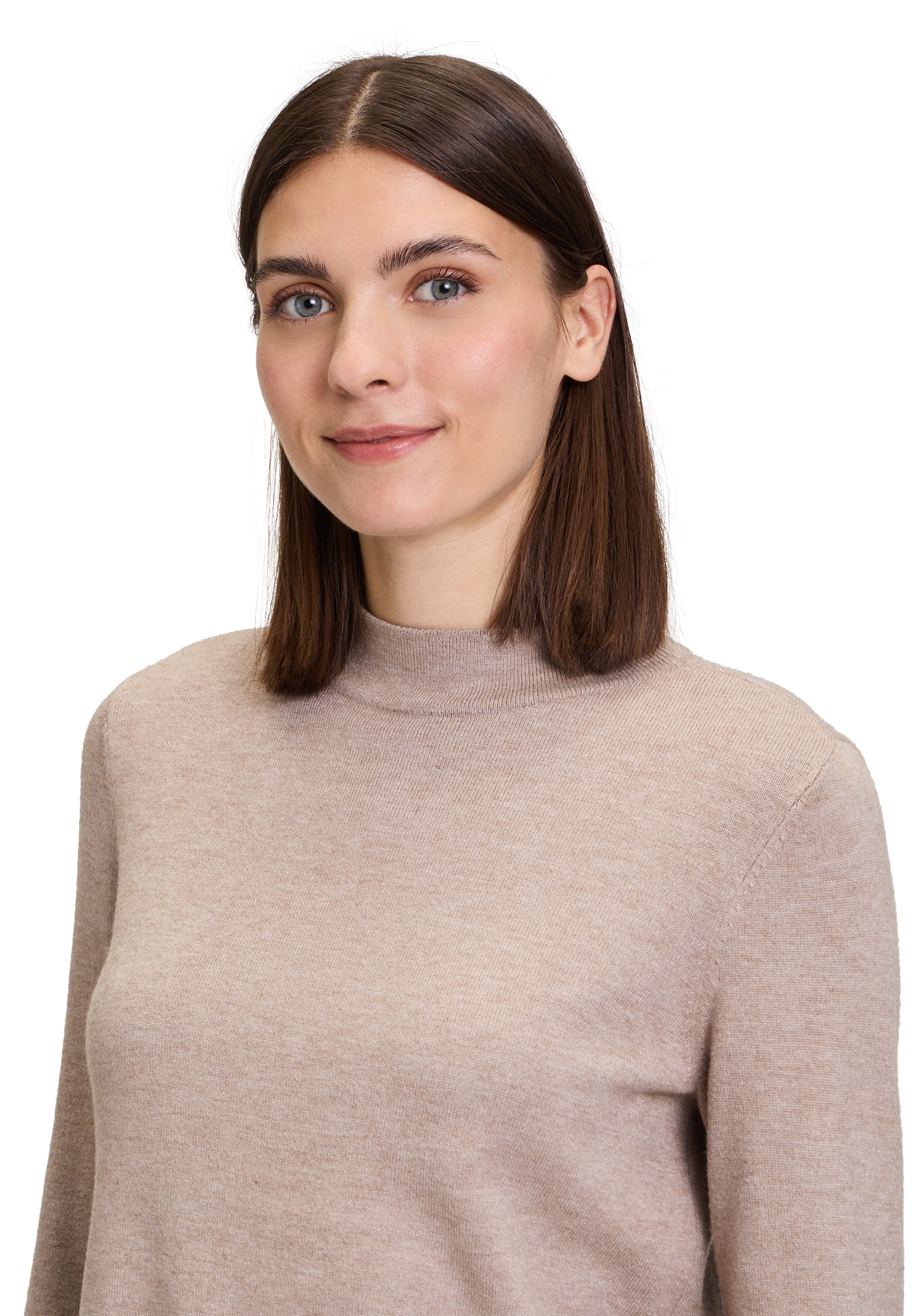 Betty Barclay Rundhalspullover »Basic-Strickpullover mit Stehkragen«