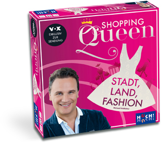 HUCH! Spiel »Shopping Queen - Stadt, Land, Fashion«, Made in Europe