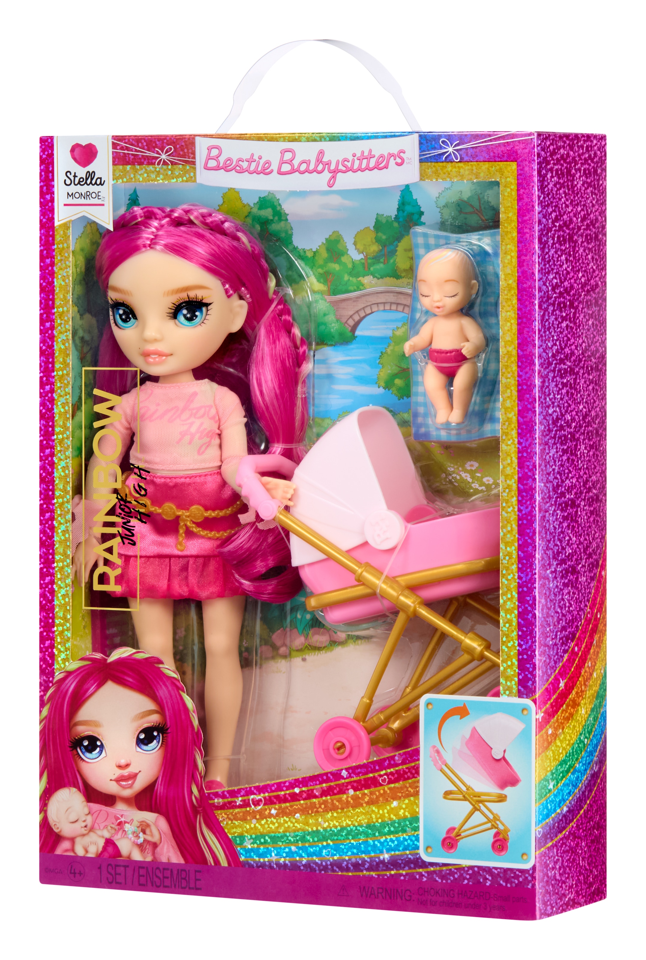 RAINBOW HIGH Anziehpuppe »Jr High Bestie Babysitters Fashion Doll- Stella«