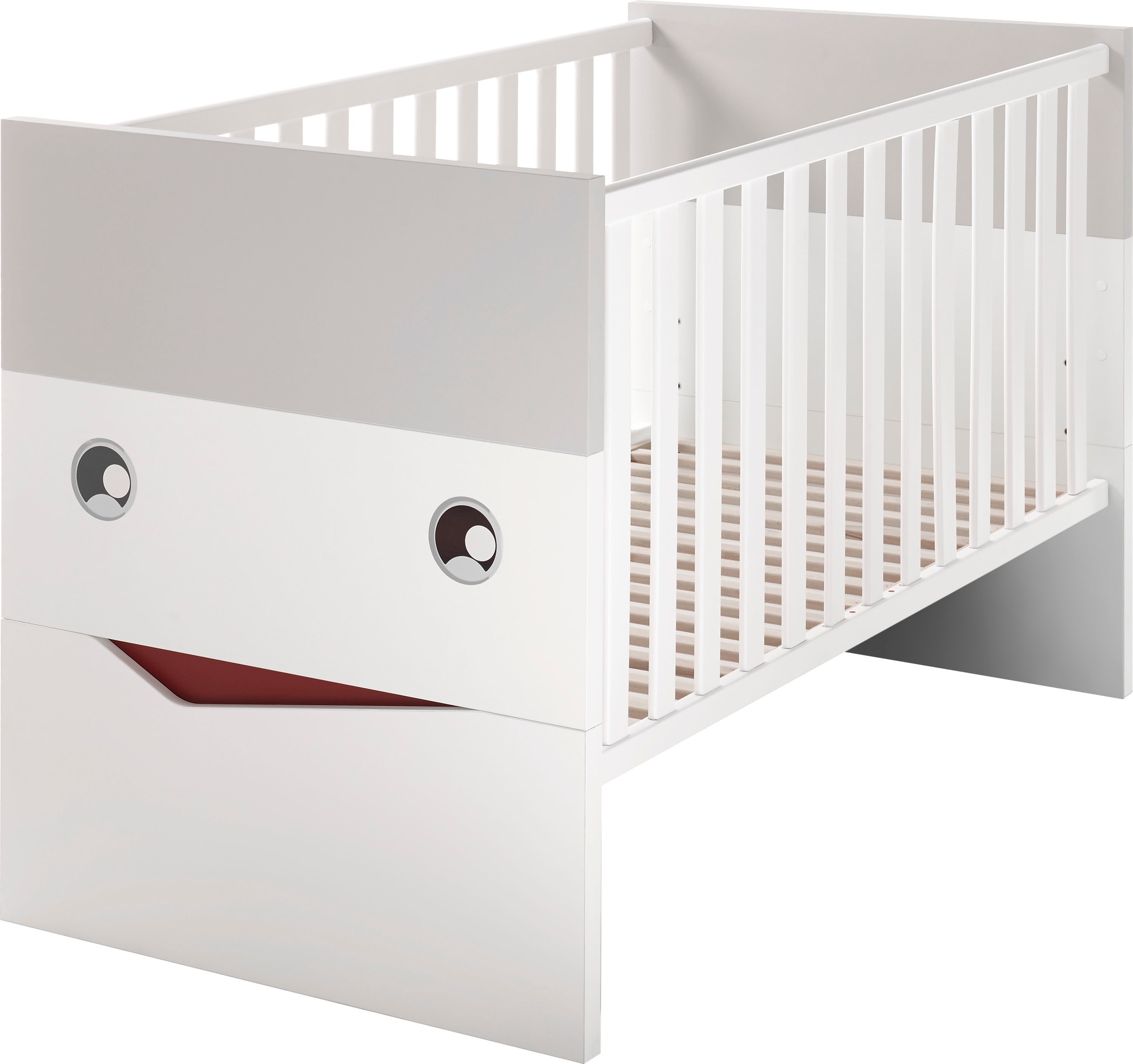 GALLERY M branded by Musterring Babybett »Till«, mit Schlupfsprossen und höhenverstellbaren Lattenrost