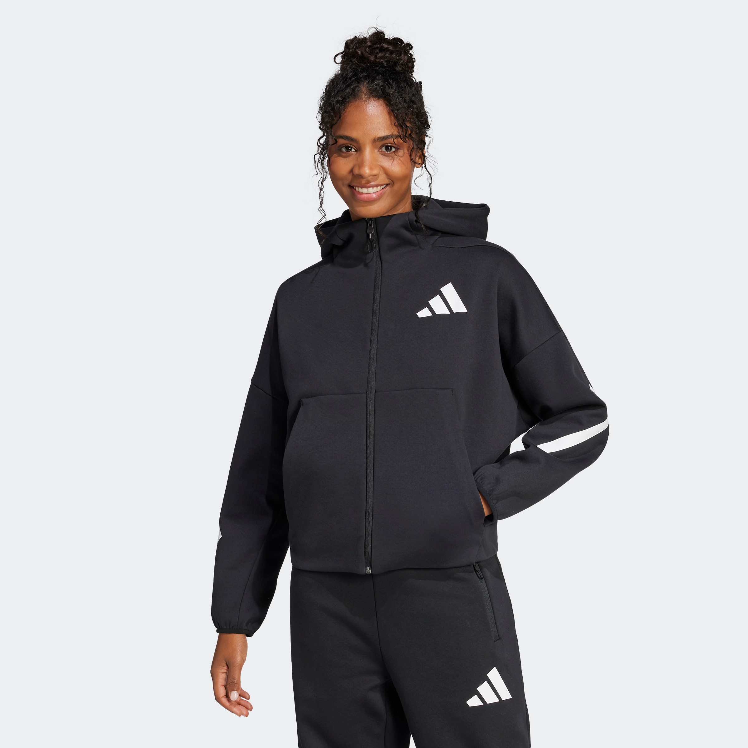 adidas Sportswear Kapuzensweatshirt »W Z.N.E. FZ«