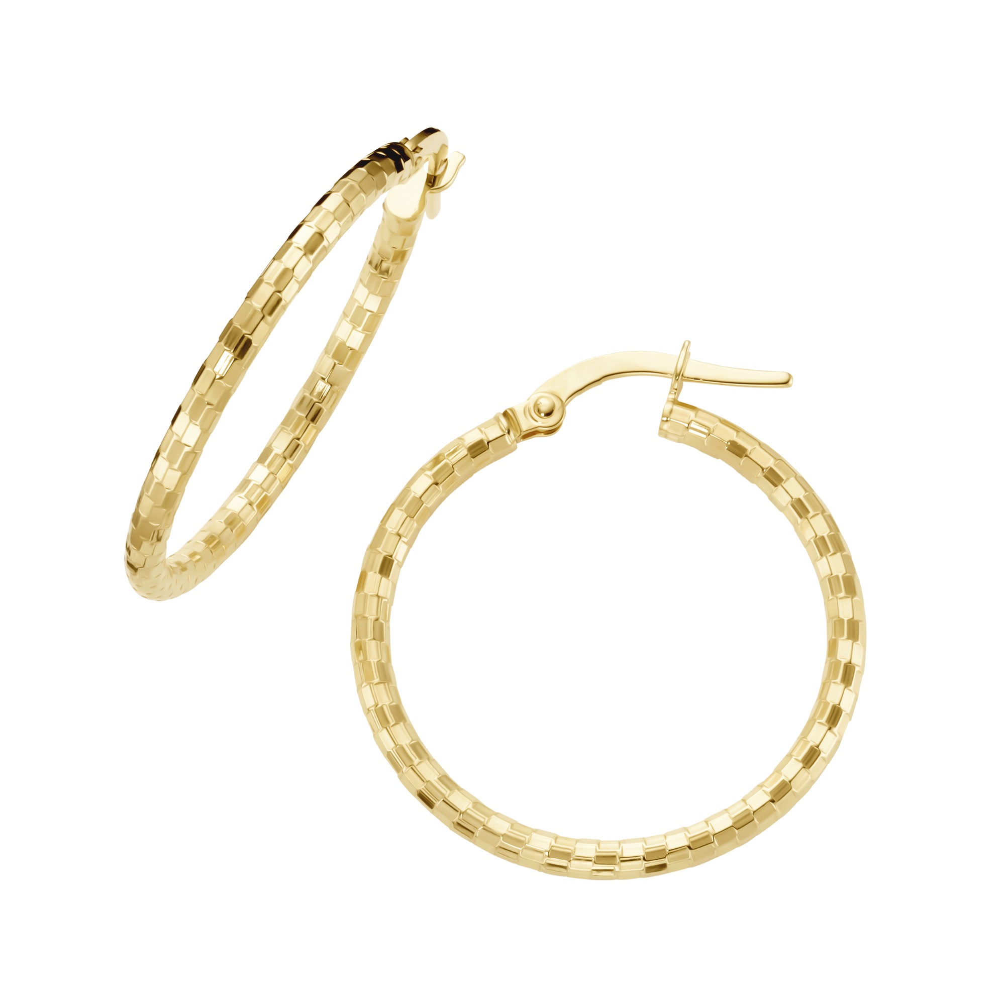 Luigi Merano Paar Creolen »Creolen strukturiert, glänzend, Gold 375«