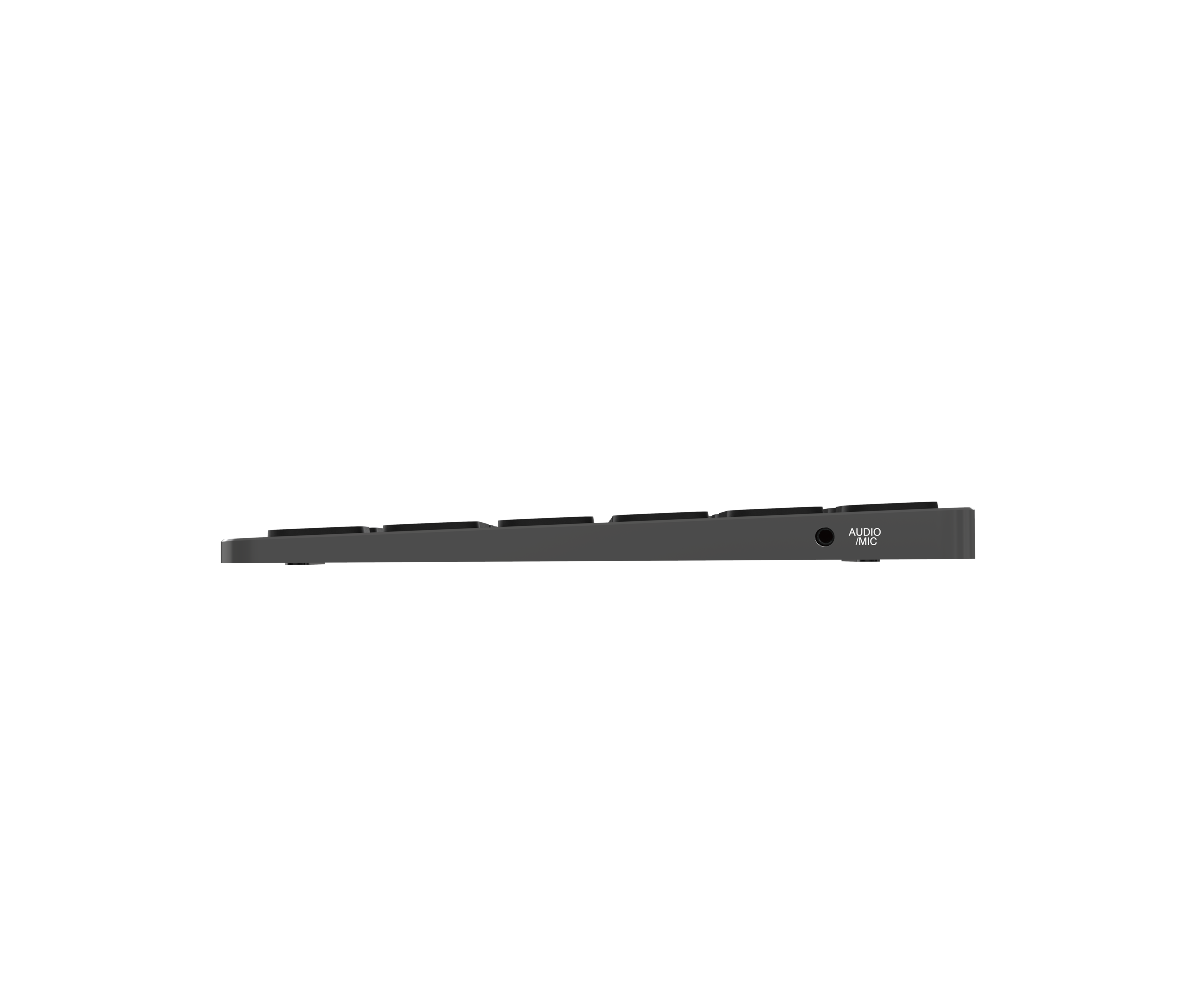 Rapoo Ultra-Slim-Tastatur »UCK-6001 Flache Tastatur mit 8-in-1 USB-C Multiport Adapter, QWERTZ«, Zusatzfunktionen: SD/MicroSD-Slot