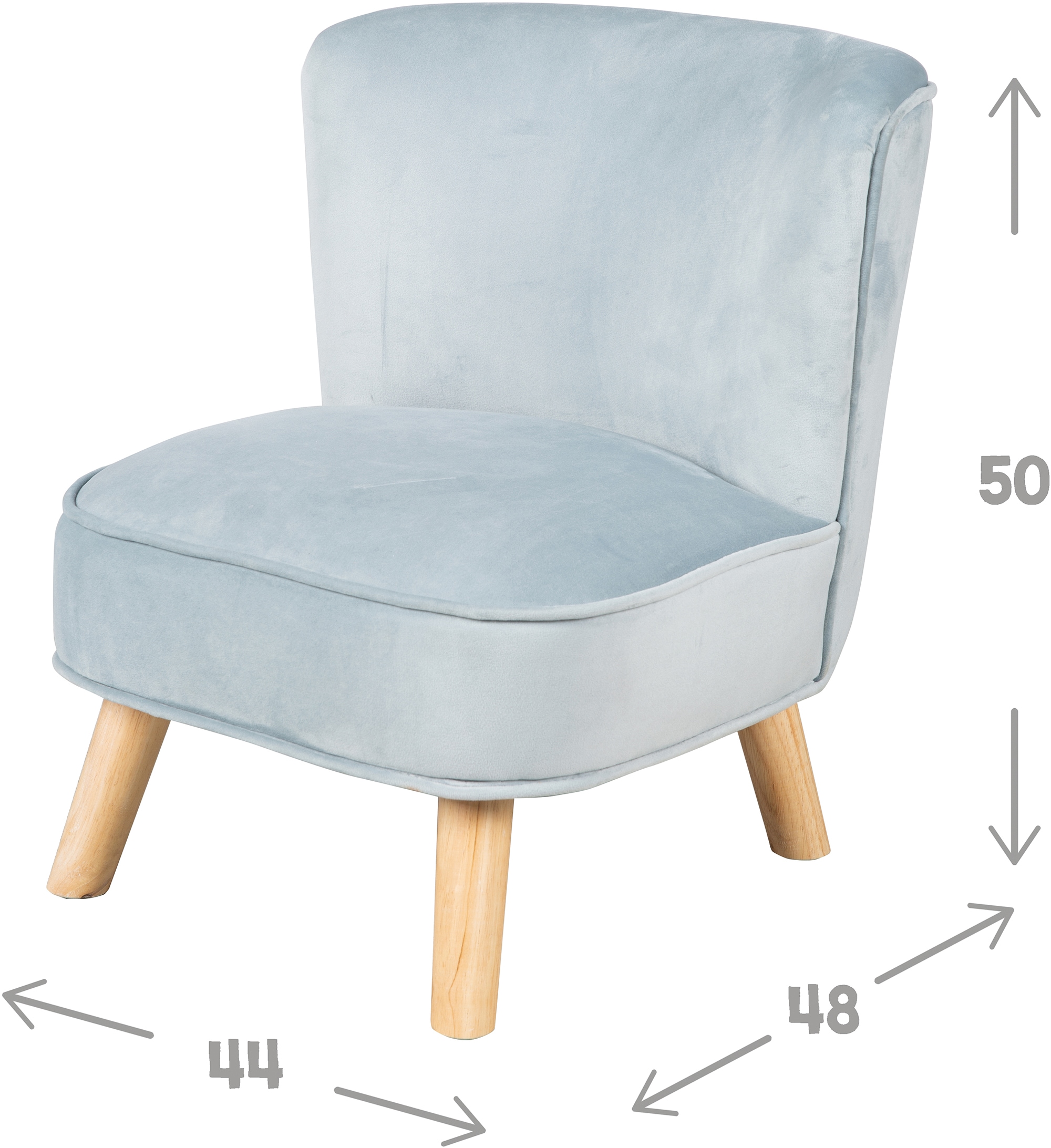 roba® Kindersessel »Lil Sofa«, mit Holzfüßen