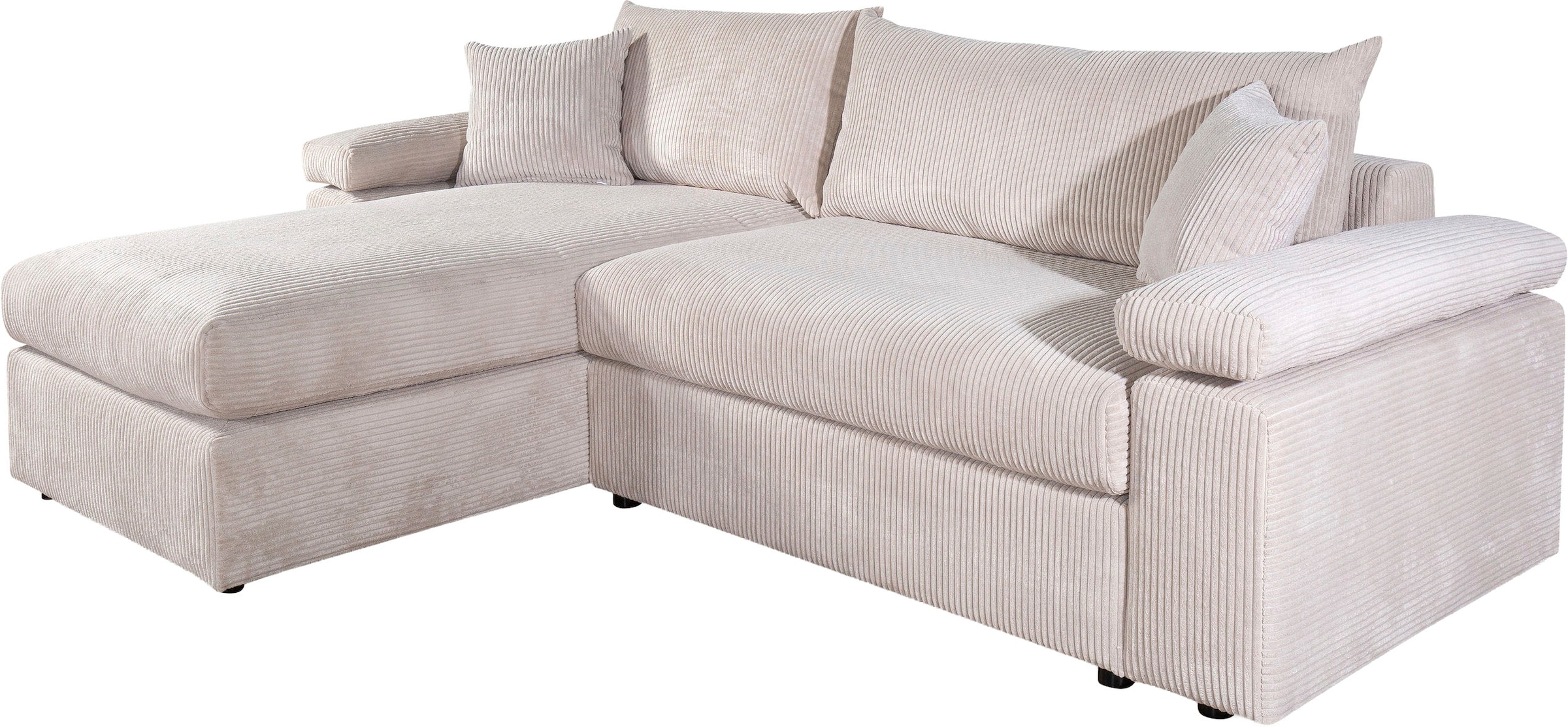 COLLECTION AB Ecksofa Ecksofa,1  Ottomane,Polyätherschaum-Polsterung