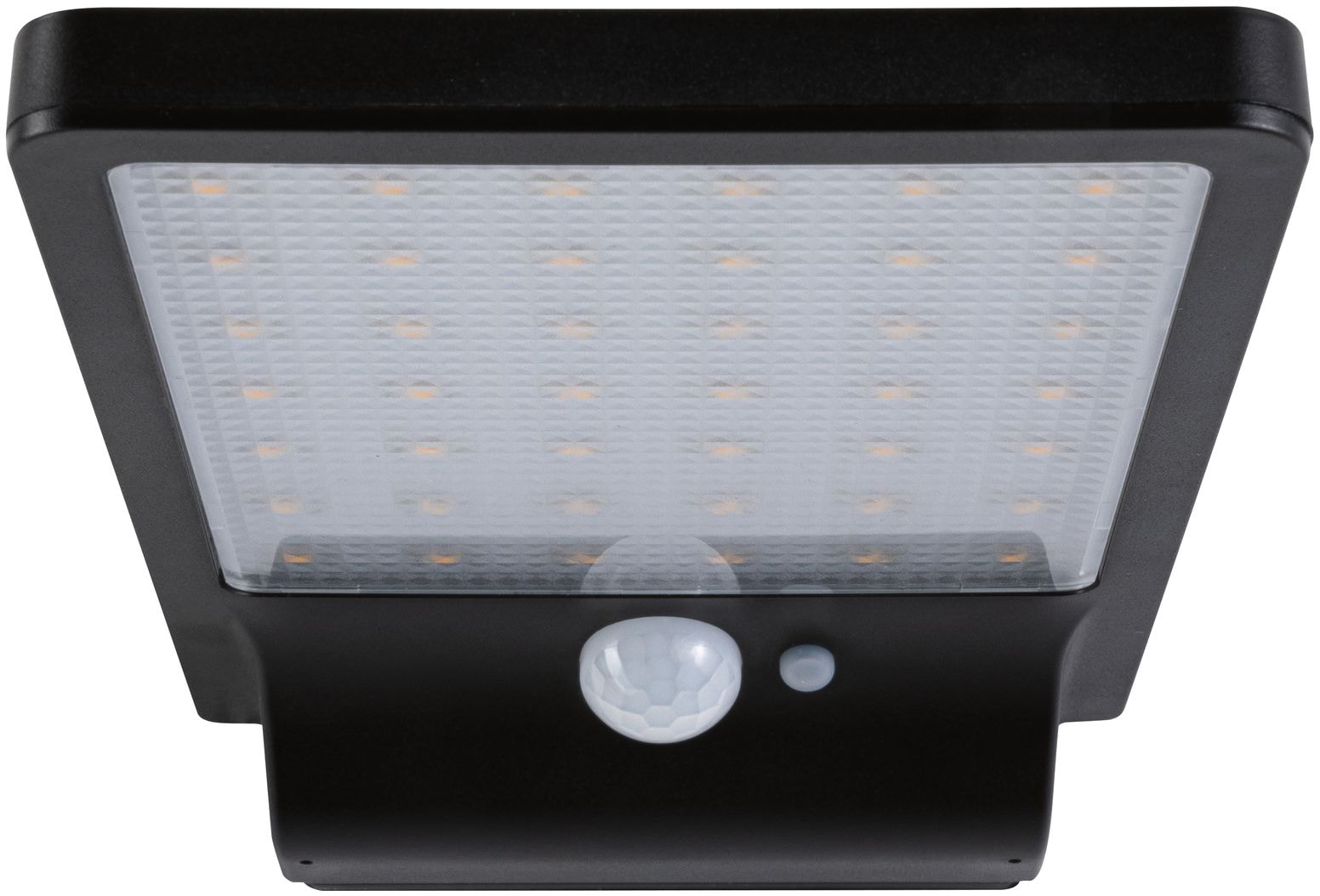 Paulmann Außen-Wandleuchte »Solveig«, 1 flammig, Leuchtmittel LED-Modul | LED fest integriert, Schwarz IP44 Warmweiß mit Dämmerungssensor und Bewegungsmelder