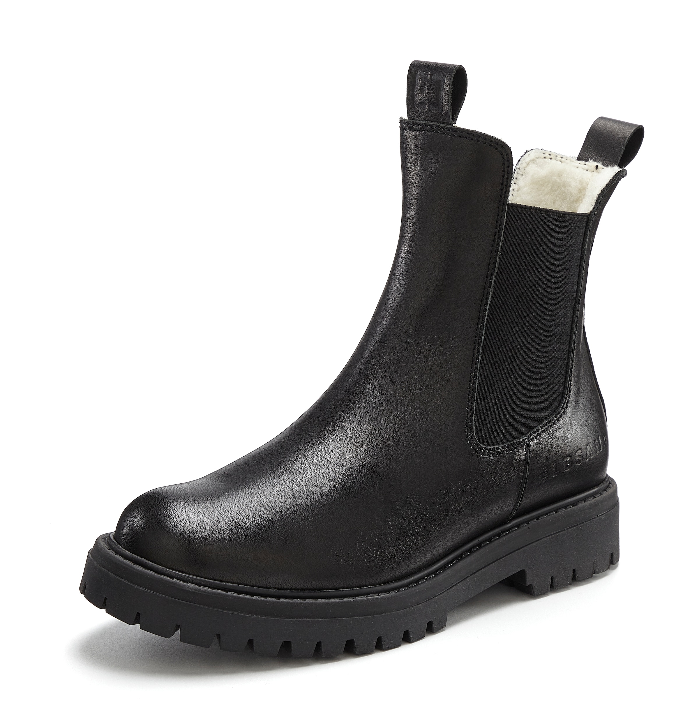 Elbsand Stiefelette »Chelseaboots«, Stiefel, Boots, Winterstiefel, Schlupfstiefel aus Leder mit Warmfutter