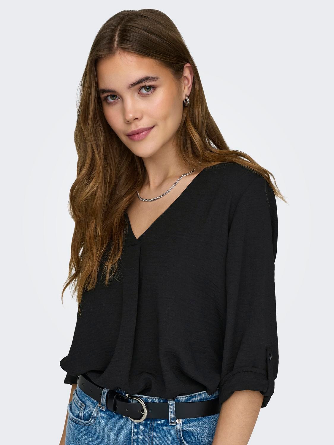 JDY Shirtbluse »JDYDIVYA LIFE 3/4 TOP WVN NOOS«