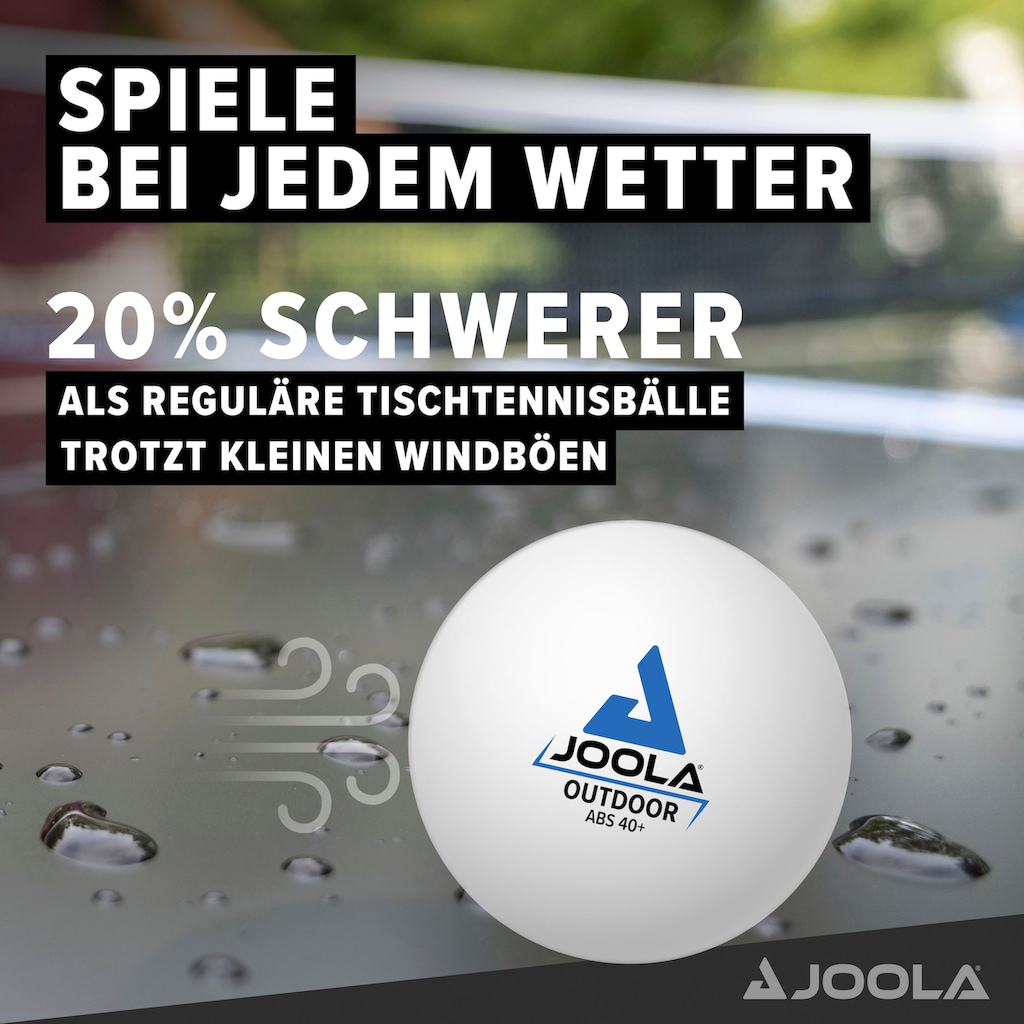 Joola Tischtennisball »Outdoor Ball«, (Packung, 12er-Pack)