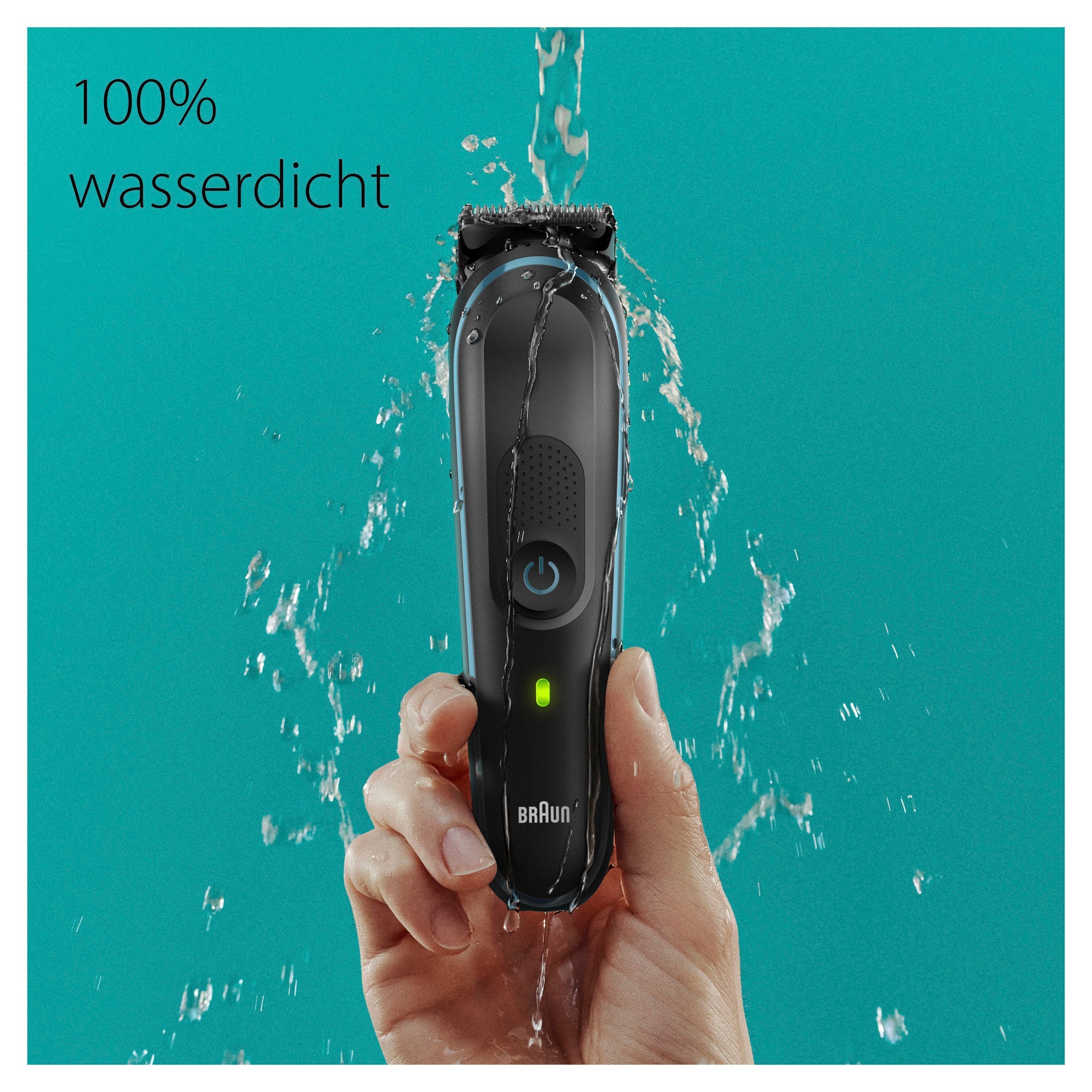 OTTO 100 Min. Haarschneider Wasserdicht, Laufzeit bei Braun »All-In-One Styling online Set MGK5445«, kabellose