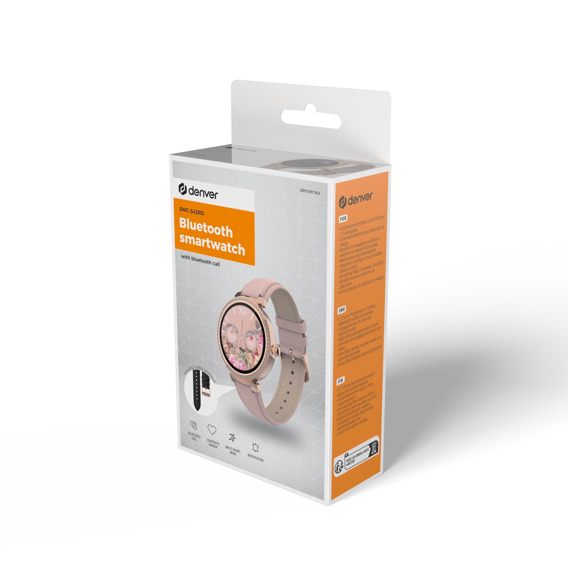 Denver Smartwatch »Smartwatch SWC-342«, (3,048 cm / 1,2 Zoll), 0,000578 GB,)