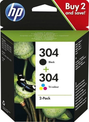 HP bestellen Tintenpatrone »304«, 304 original /magenta/yellow Druckerpatrone jetzt OTTO bei (Spar-Set), schwarz/cyan