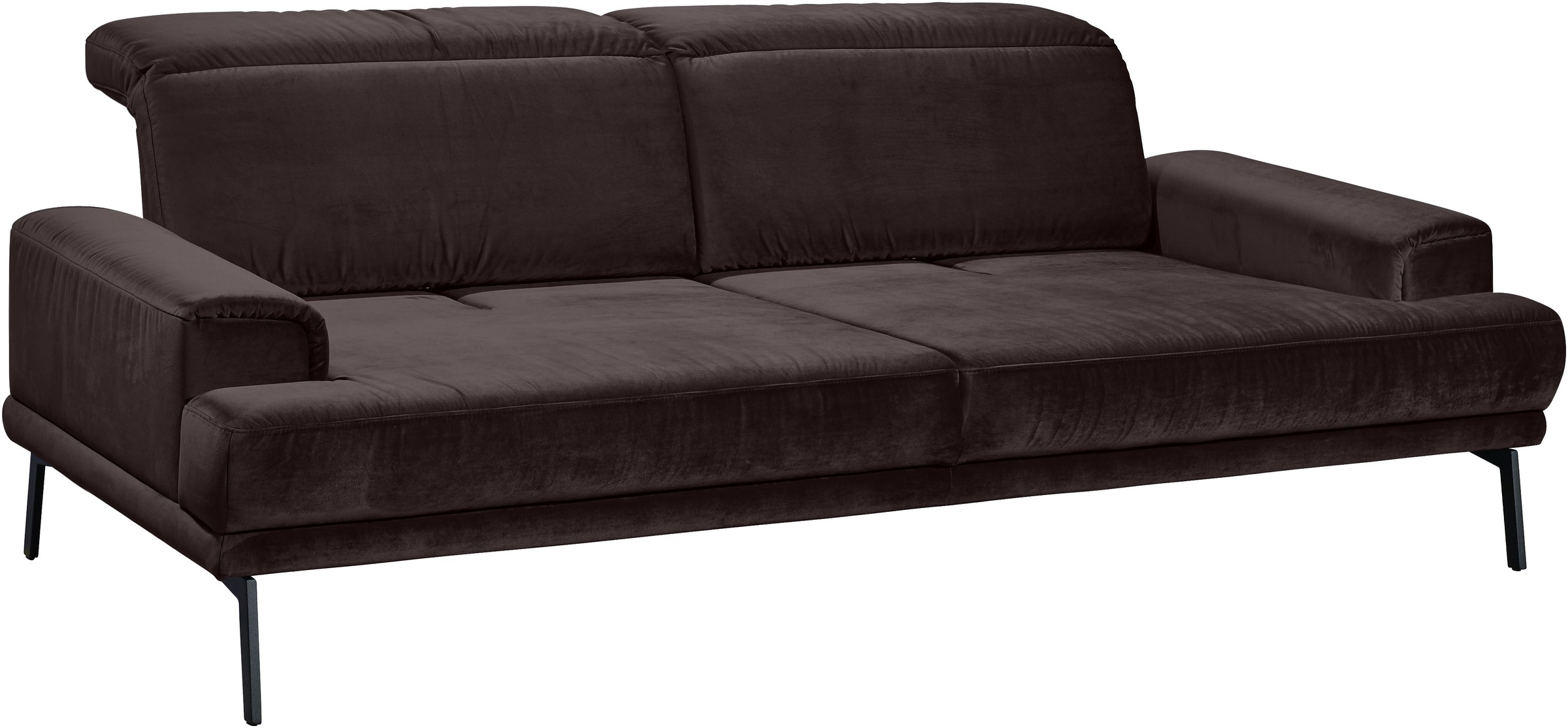 Musterring 3-Sitzer »MR 4580«, inkl. Kopf- und Sitztiefenverstellung, Fuß schwarz, B228 x T103 cm