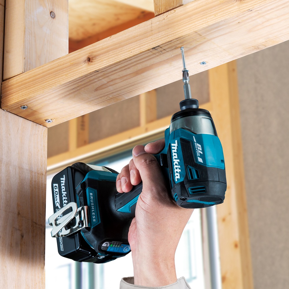 Makita Akku-Schlagschrauber »»DTD173 Z««, (Schlagschrauber mit vier Schraubmodi), Ohne Akku, ohne Ladegerät, 1/4", 0-3.800 min-1