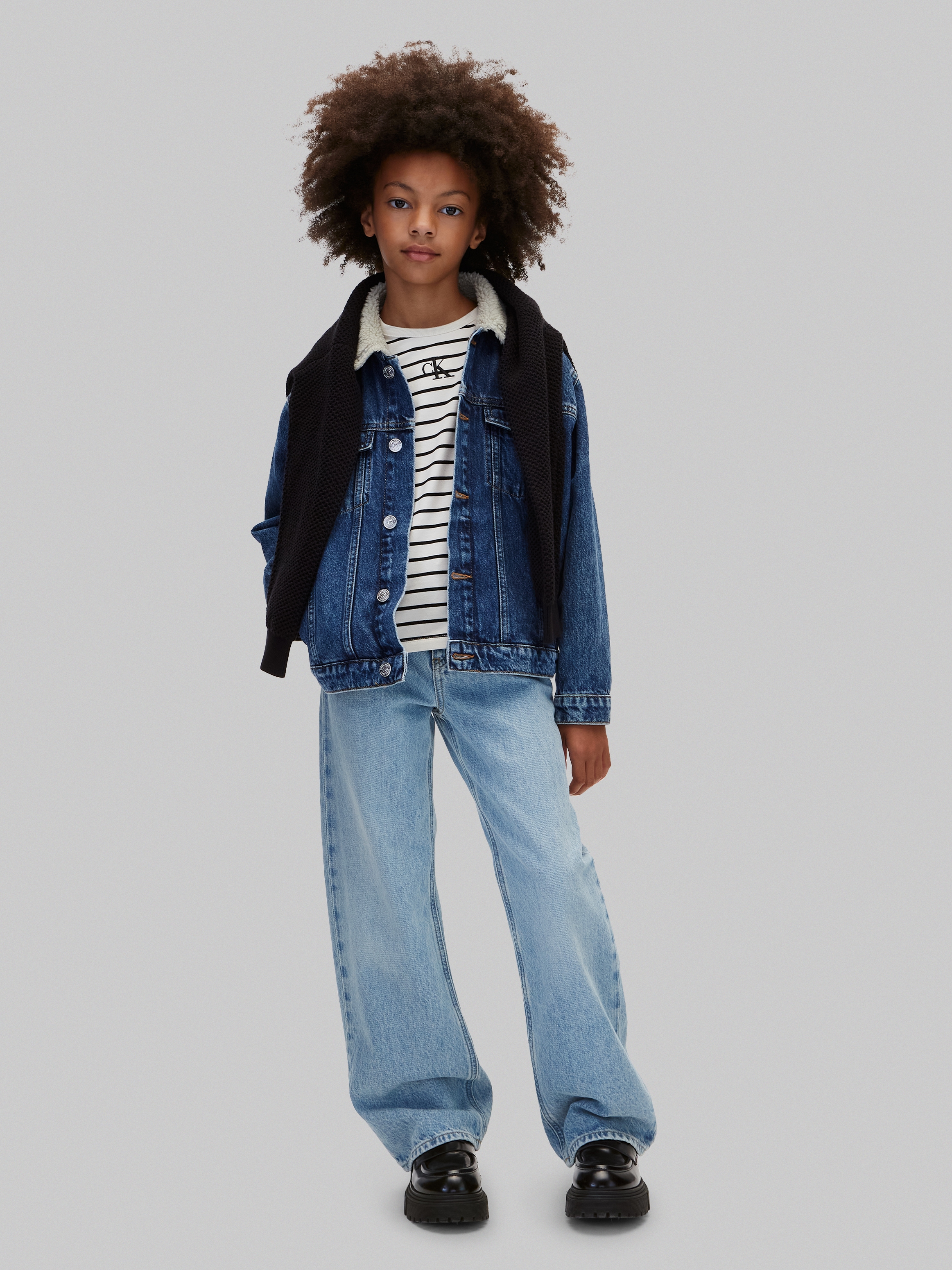 Calvin Klein Jeans Langarmshirt »CK STRIPE LS T-SHIRT« Regular fit mit Streifenmuster