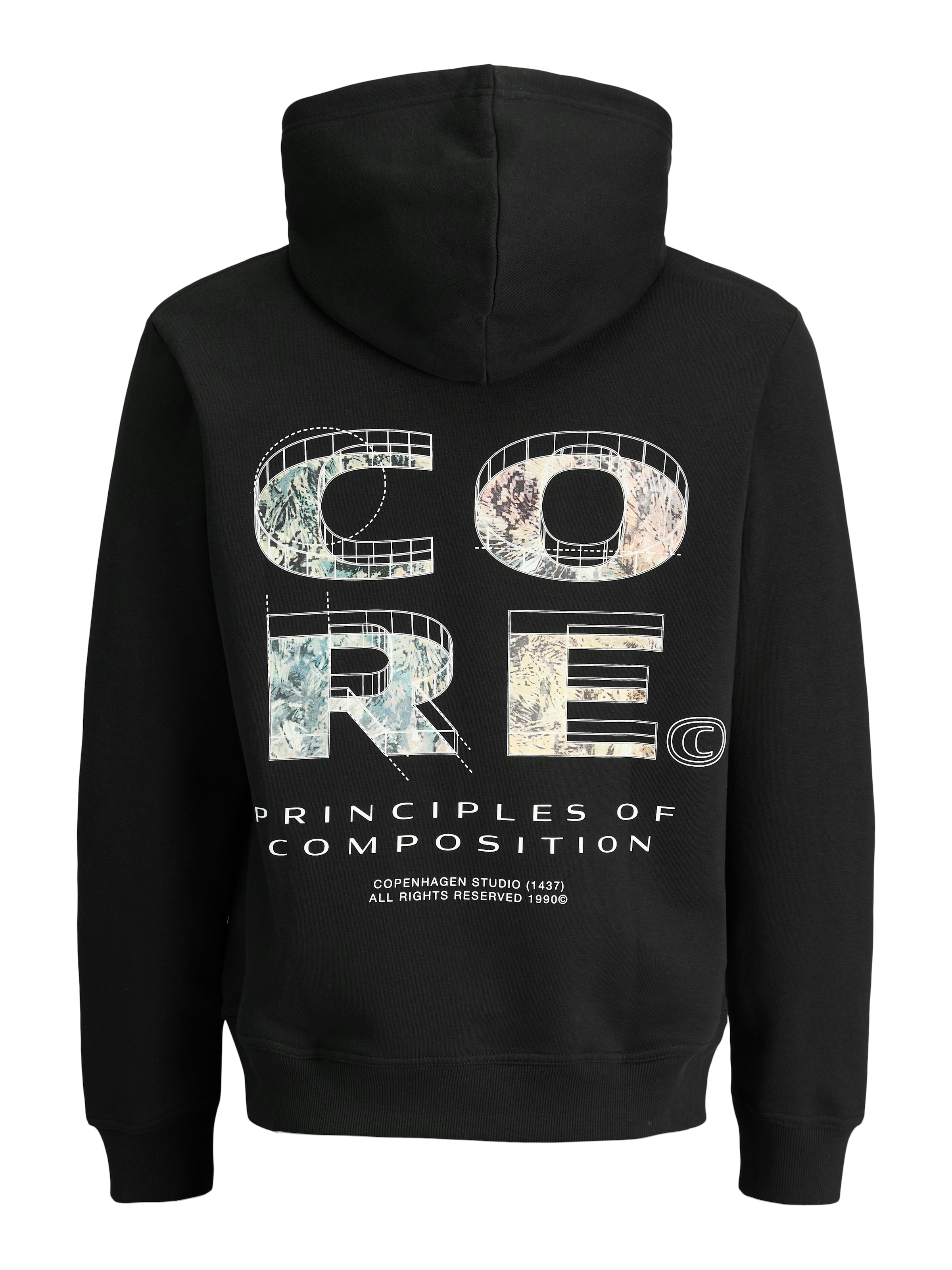 Jack & Jones Kapuzensweatshirt »JCOSTANCE TEXT PRINT SWEAT HOOD«