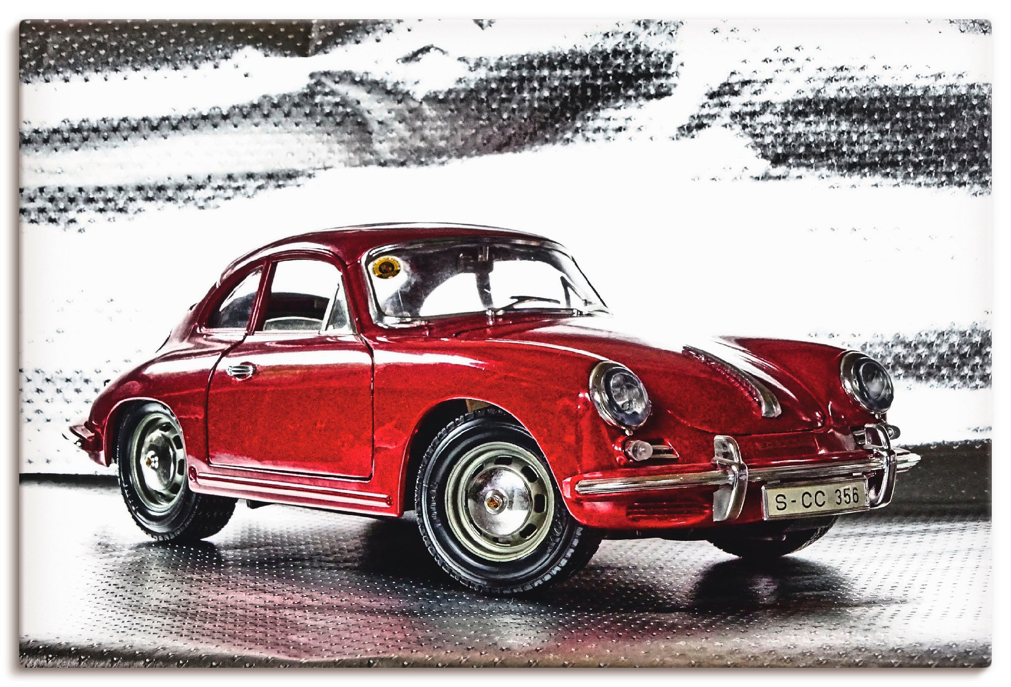 Artland Wandbild »Klassiker - Der Porsche 356«, Auto, (1 St.), in vielen Größen & Produktarten - Alubild / Outdoorbild für den Außenbereich, Leinwandbild, Poster, Wandaufkleber / Wandtattoo auch für Badezimmer geeignet