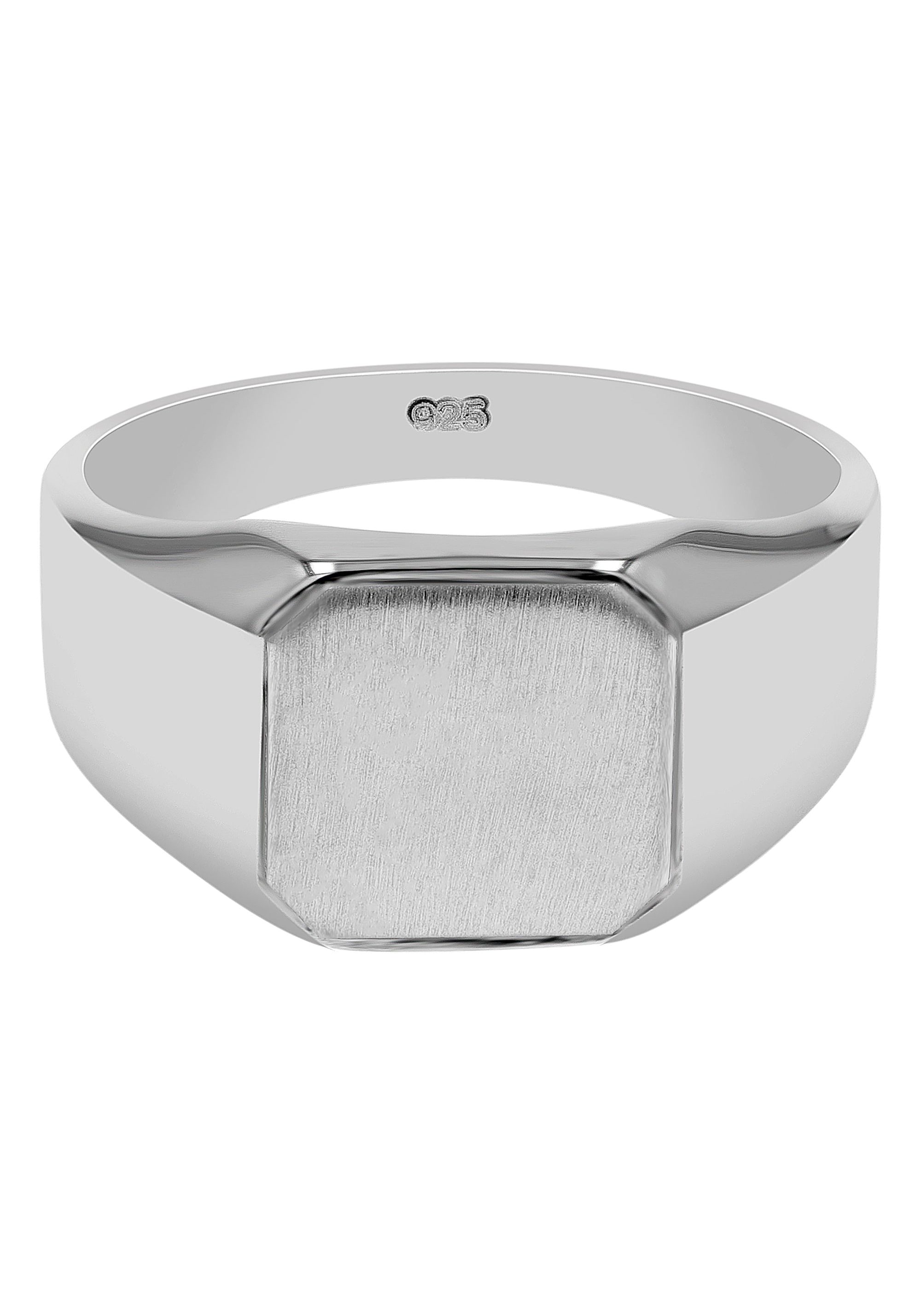 AKZENT Siegelring »"Tjark" aus 925 Sterlingsilber, rhodiniert, langlebig, Gr. 58-72«