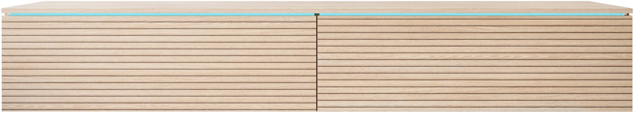 INOSIGN Lowboard »LOWBOARD VERA, wahlweise mit oder ohne Beleuchtung«, Modernes griffloses TV-Board, 180 cm TV-Schrank, stehend und hängend